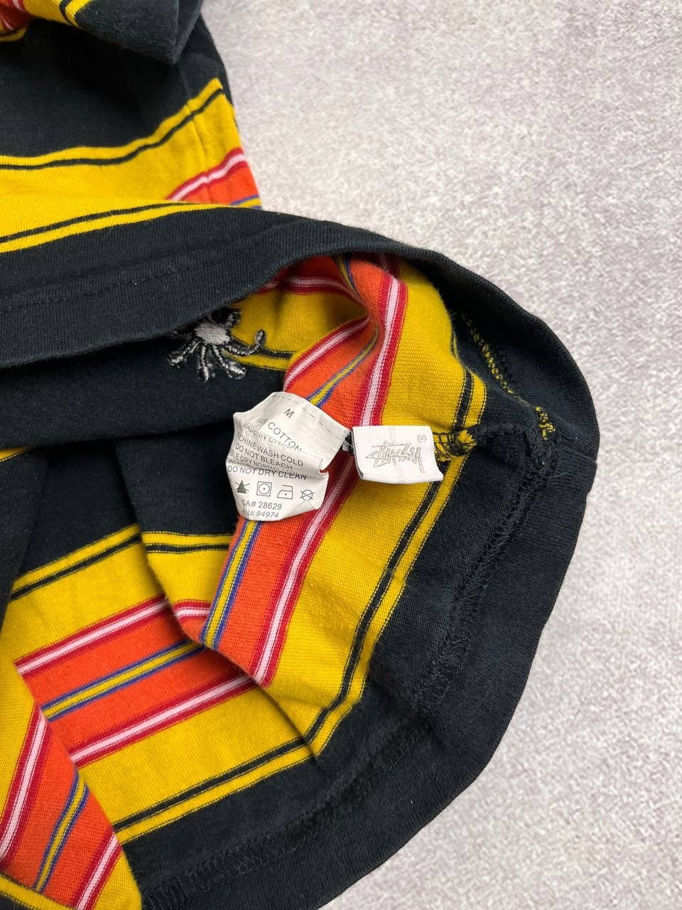 Stussy Vintage Stussy Striped Boxy Archival T-shirt M Y2K Size US M / EU 48-50 / 2 - 4 Thumbnail