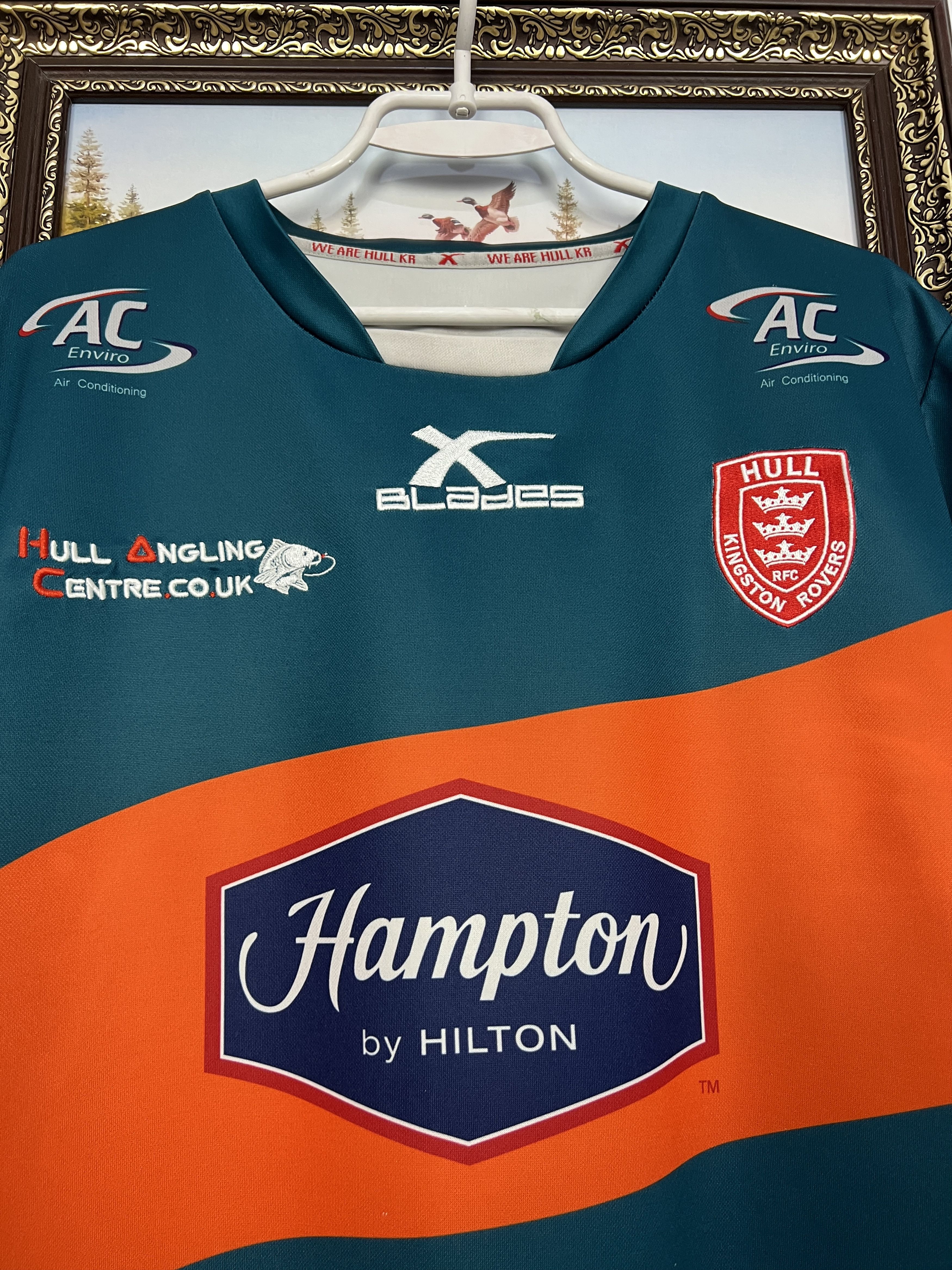 Vintage Rugby Hull KR Kingston Rovers Shirt Jersey Blades Rare Size US L / EU 52-54 / 3 - 3 Thumbnail