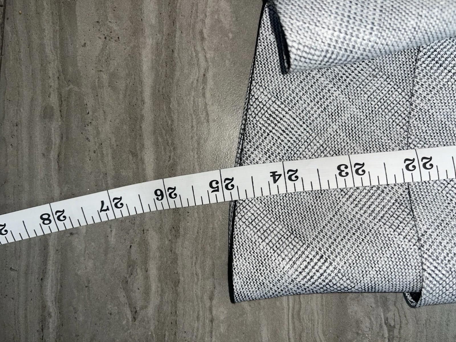 Other T.Milano Gray Plaid 3/4 Sleeve Ruffle Jacket Skirt Set 22W Size 3XL / US 20-22 - 6 Thumbnail