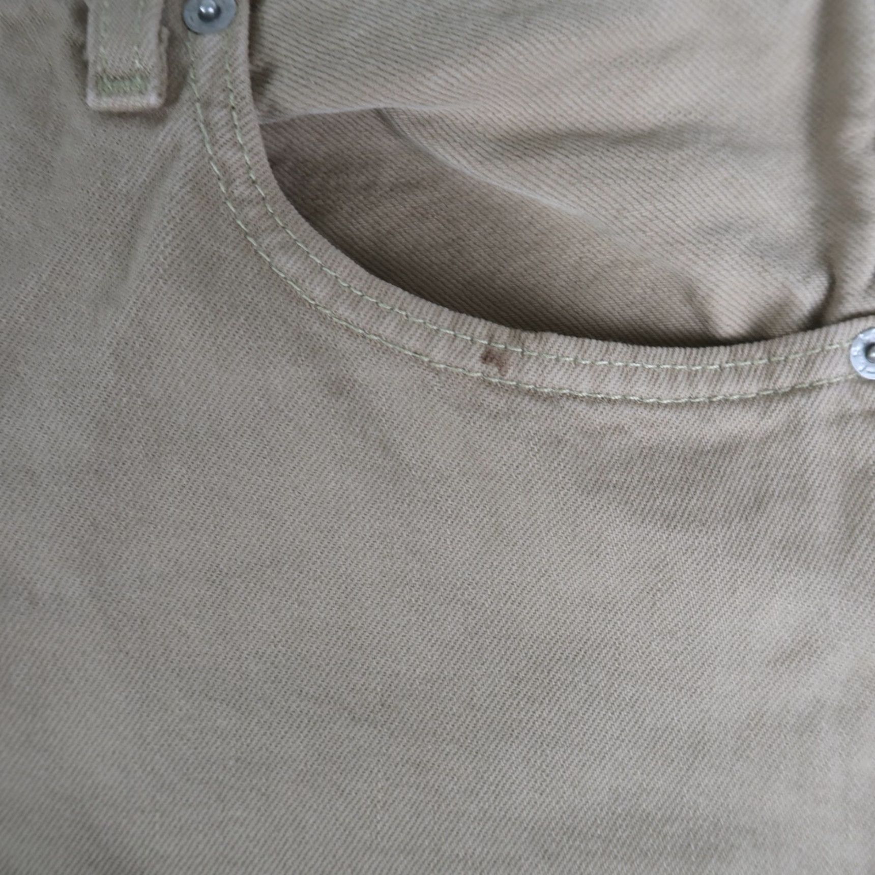 Levi's VINTAGE Levi's 501 Jeans Straight Denim Khaki 36 Mens 90s USA Buttons Belt Loops 5-Pocket Size US 36 / EU 52 - 4 Thumbnail