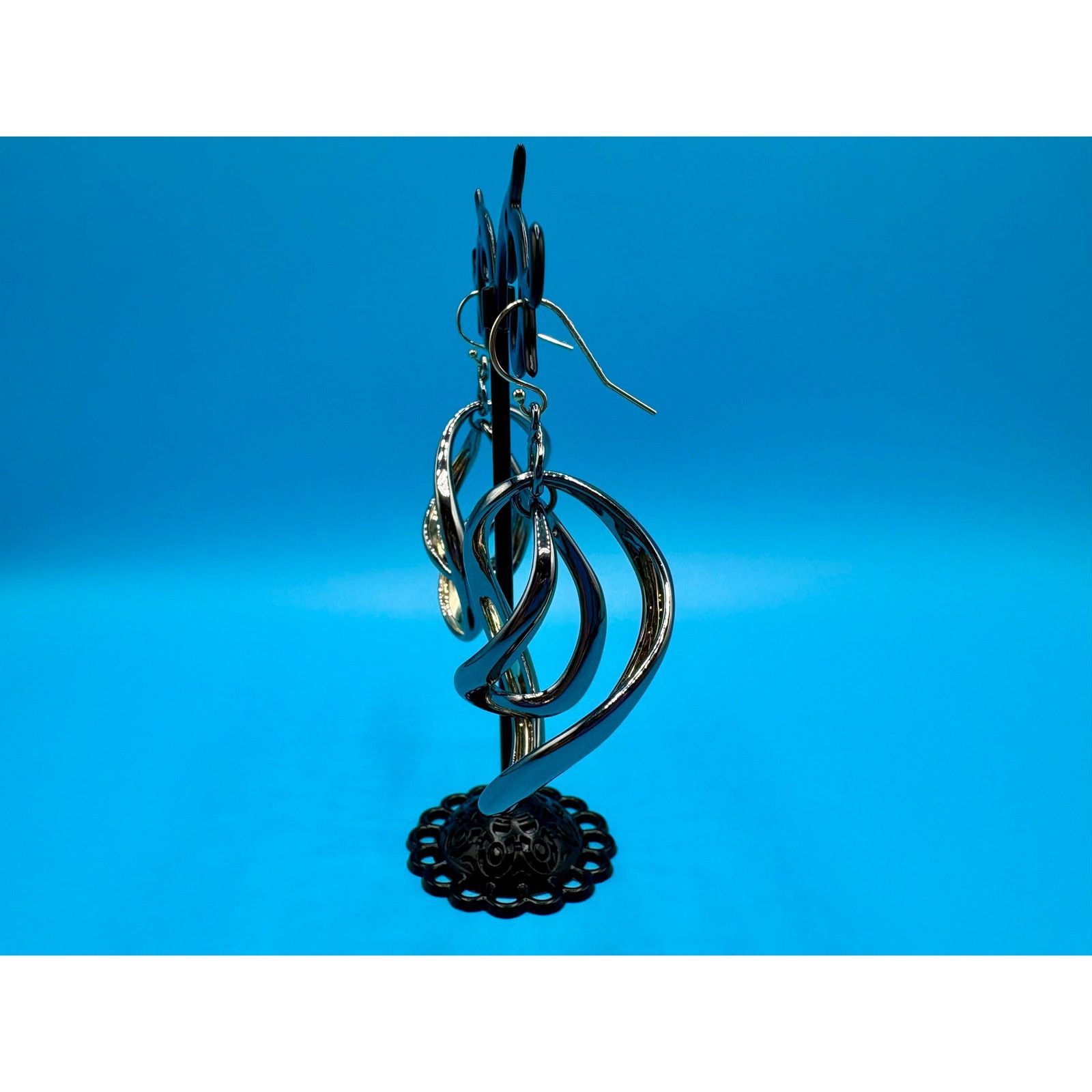 Alexis Bittar Alexis Bittar Gunmetal Gray/Bronze Drop Earrings - New Size ONE SIZE - 2 Thumbnail