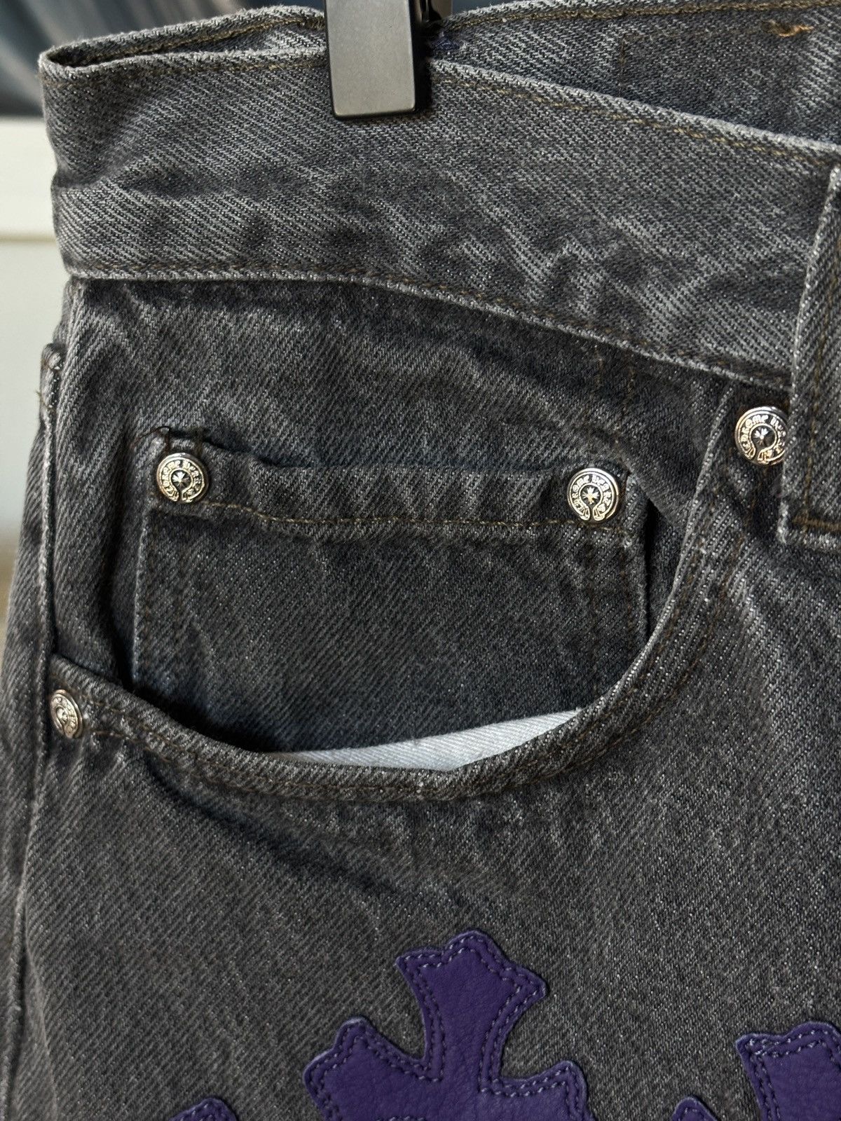 Chrome Hearts CHROME HEARTS PURPLE BARTS PATCH DENIM Size US 33 - 7 Thumbnail