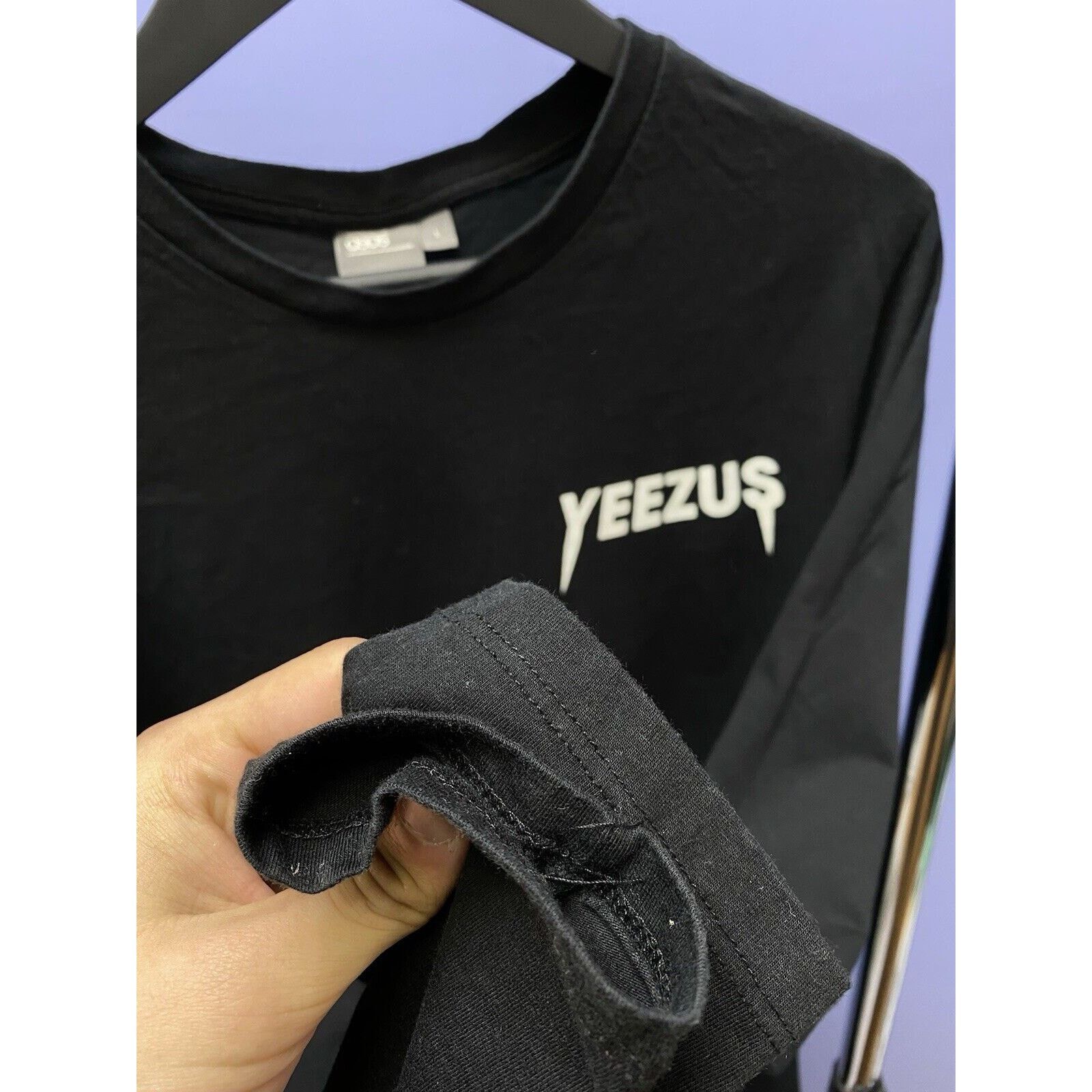 Asos × Kanye West KANYE WEST x ASOS YEEZUS Us Tour Long Sleeve L Black Men Size US L / EU 52-54 / 3 - 9 Thumbnail