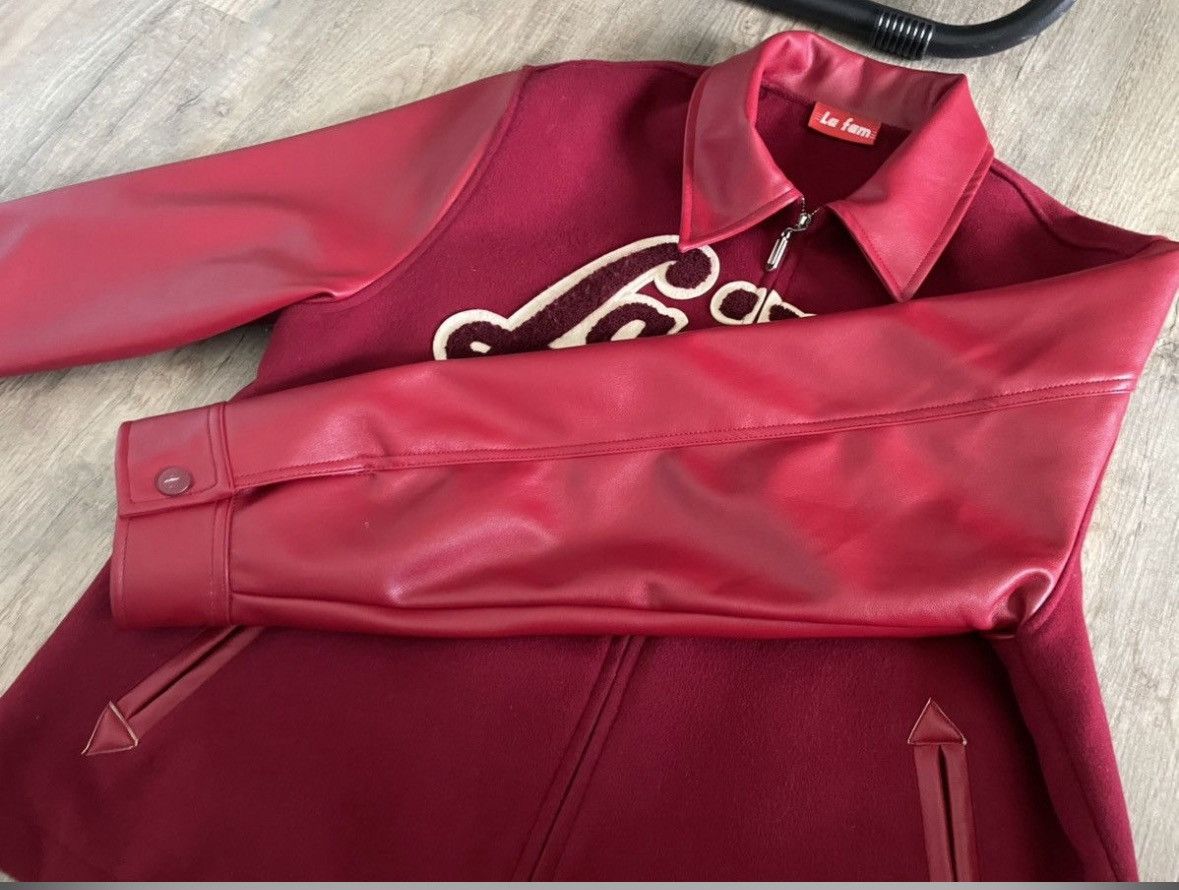Vintage La Fam Amsterdam red varsity jacket Size US L / EU 52-54 / 3 - 3 Thumbnail