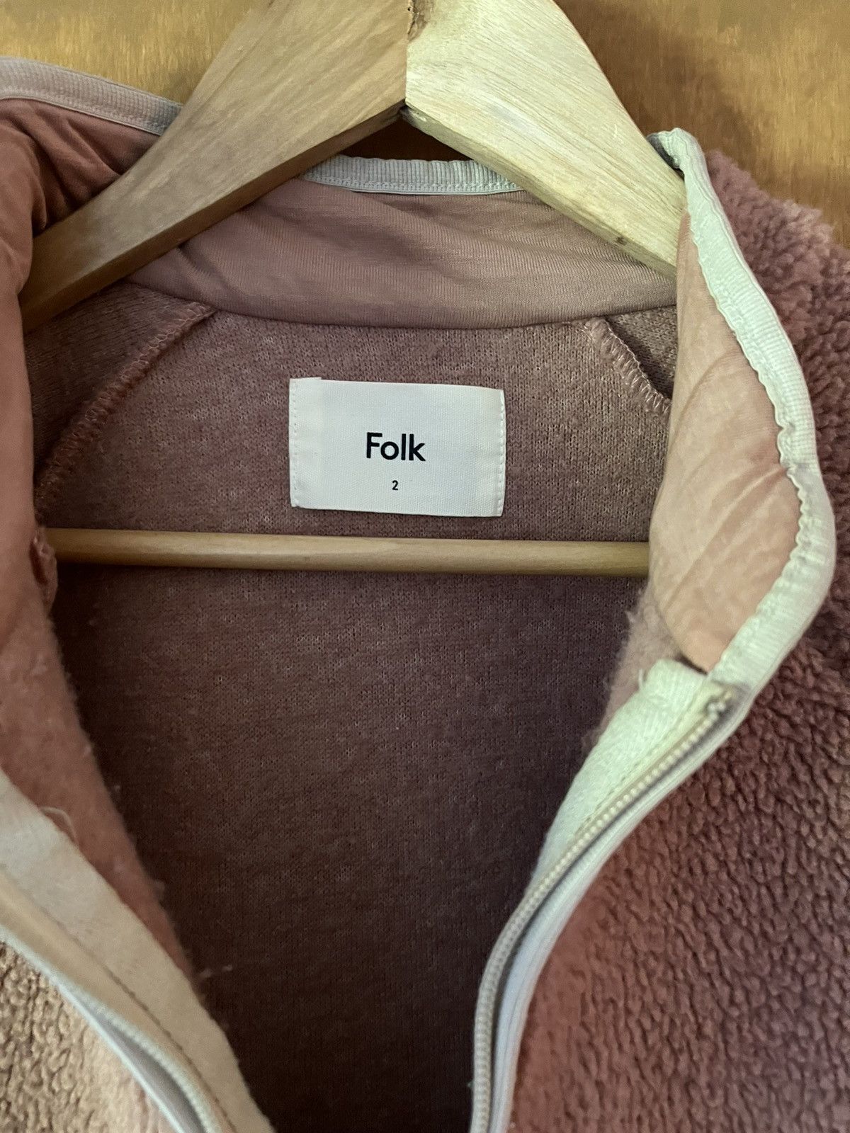 Folk Folk Puzzle Zip Fleece Pink Size US S / EU 44-46 / 1 - 6 Thumbnail