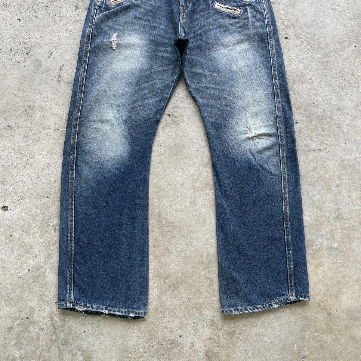If Six Was Nine Vintage IN7ET Japan Jeans Faded Rare Denim Pants W32x29.5 Size US 32 / EU 48 - 5 Thumbnail