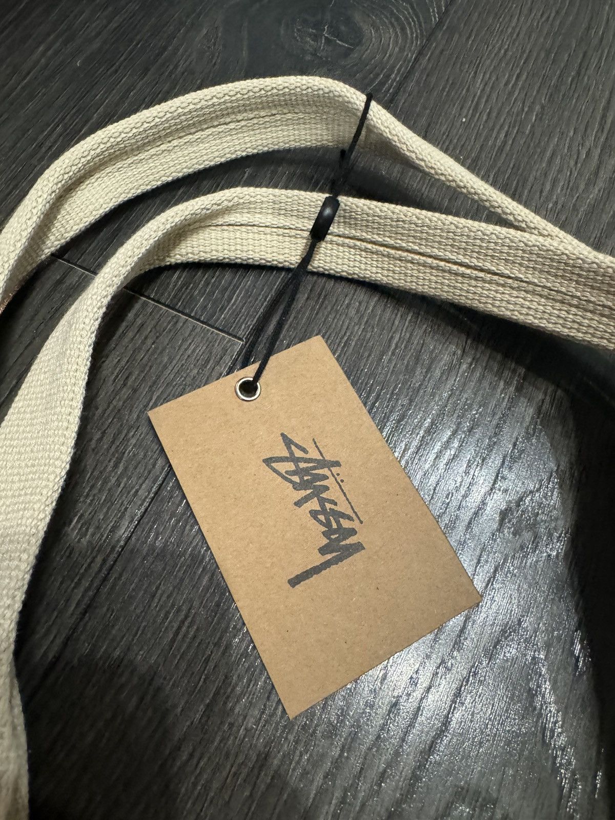 Stussy Large Beige Canvas Stussy Tote Bag Size ONE SIZE - 5 Thumbnail