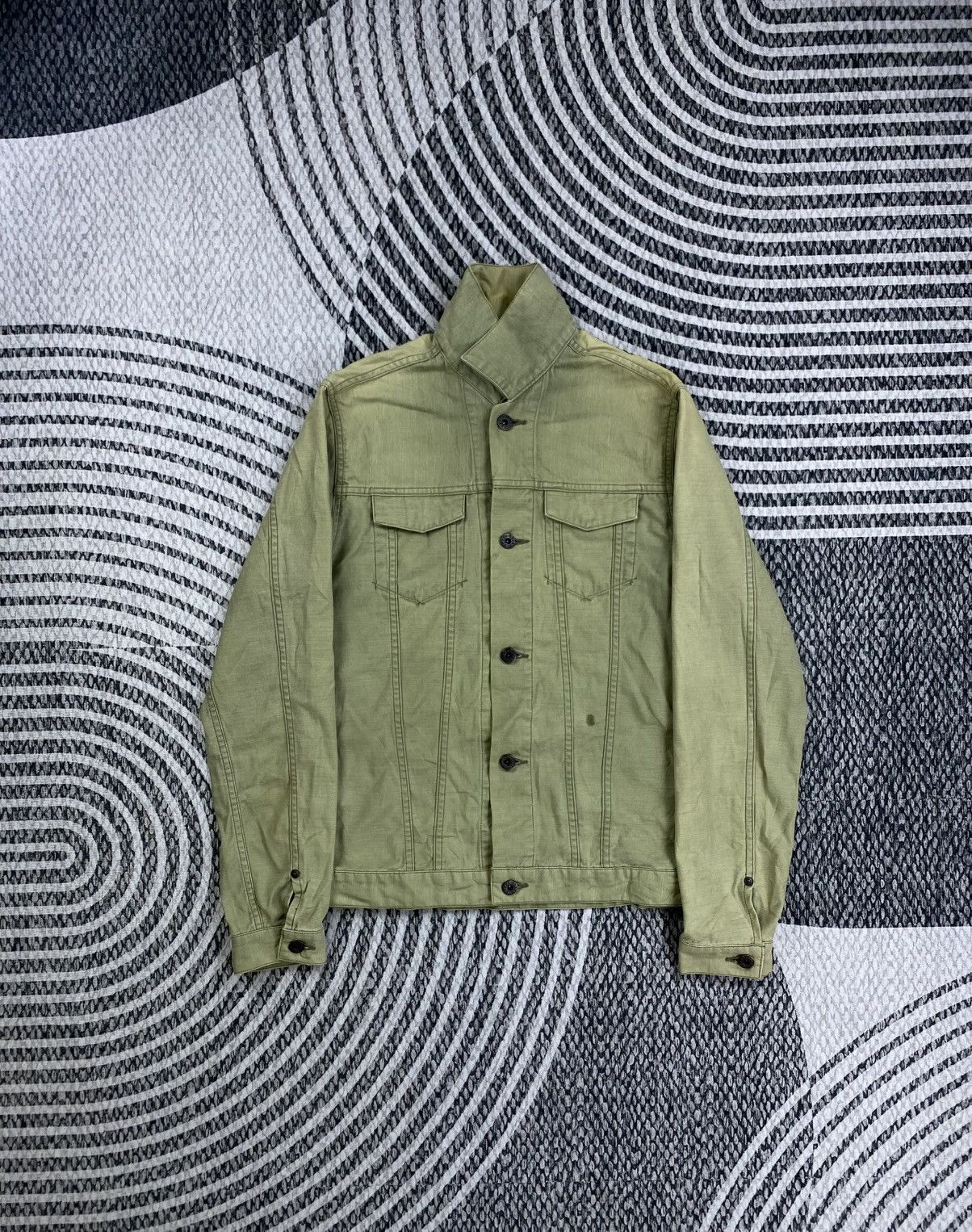 KURO Vintage Kuro Denim Hishitomo Kapital Trucker Jacket Size US S / EU 44-46 / 1 - 5 Thumbnail