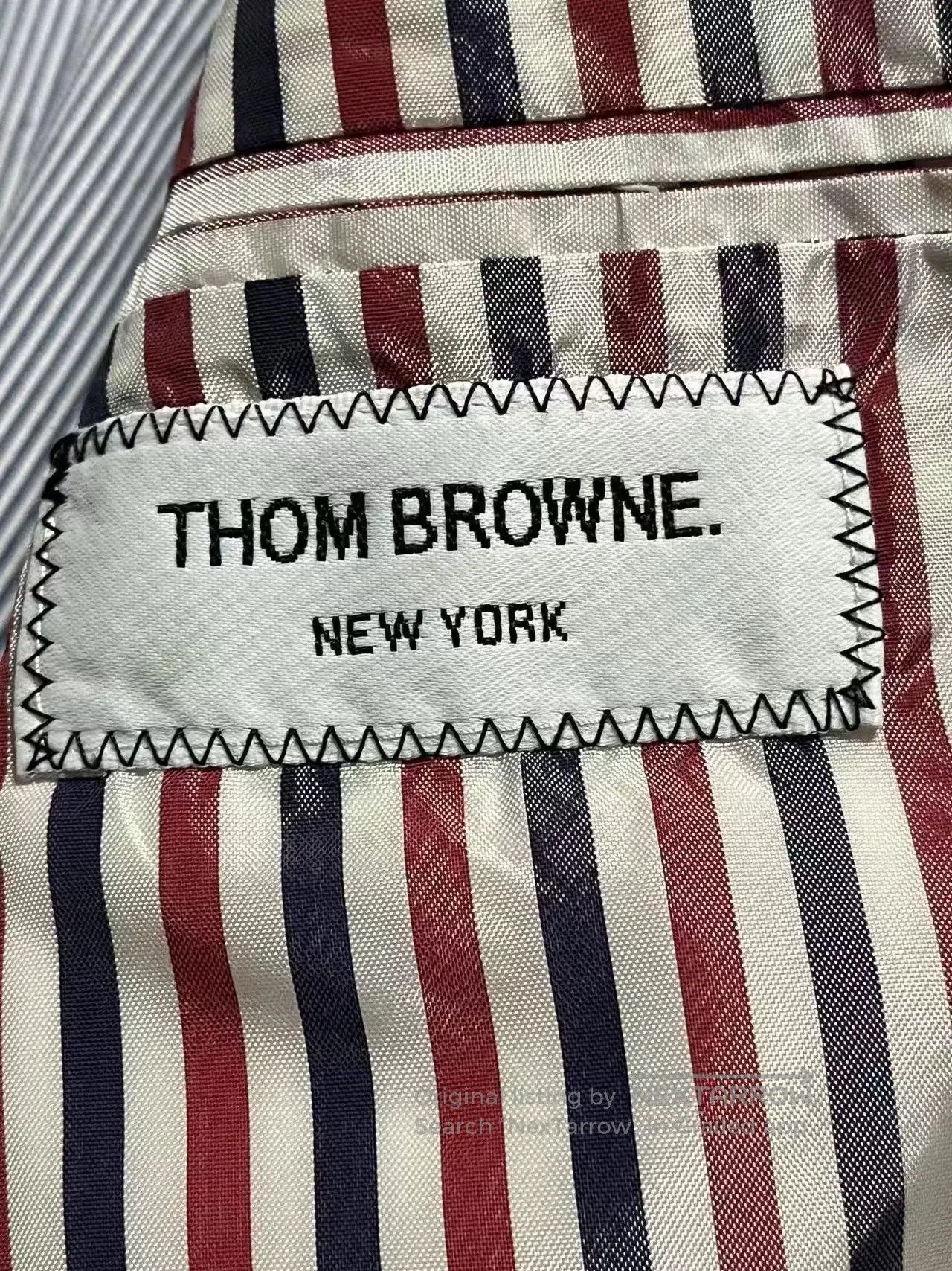 Thom Browne Thom Browne Blue Striped Women's Suit. Size M / US 6-8 / IT 42-44 - 5 Thumbnail