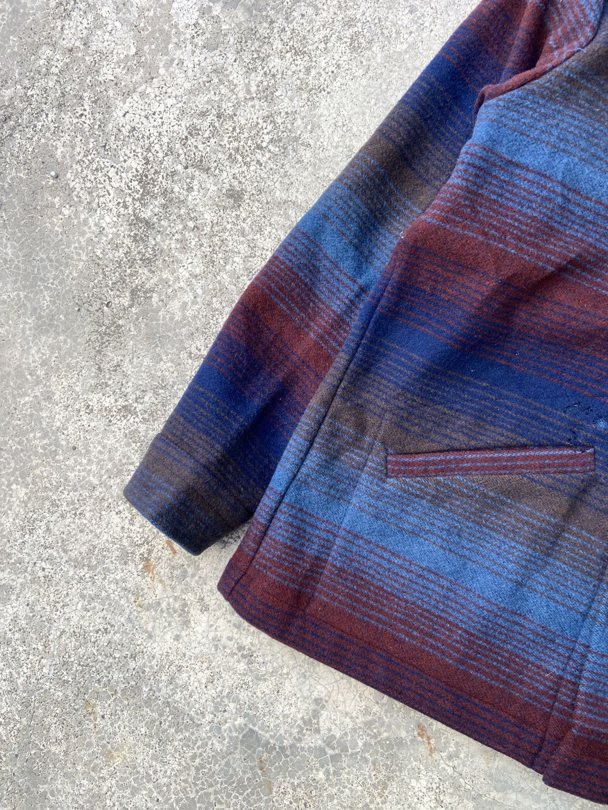 Pendleton Vintage 60’s Pendleton Virgin Wool Board Sunset Ombre Jacket Size US M / EU 48-50 / 2 - 3 Thumbnail
