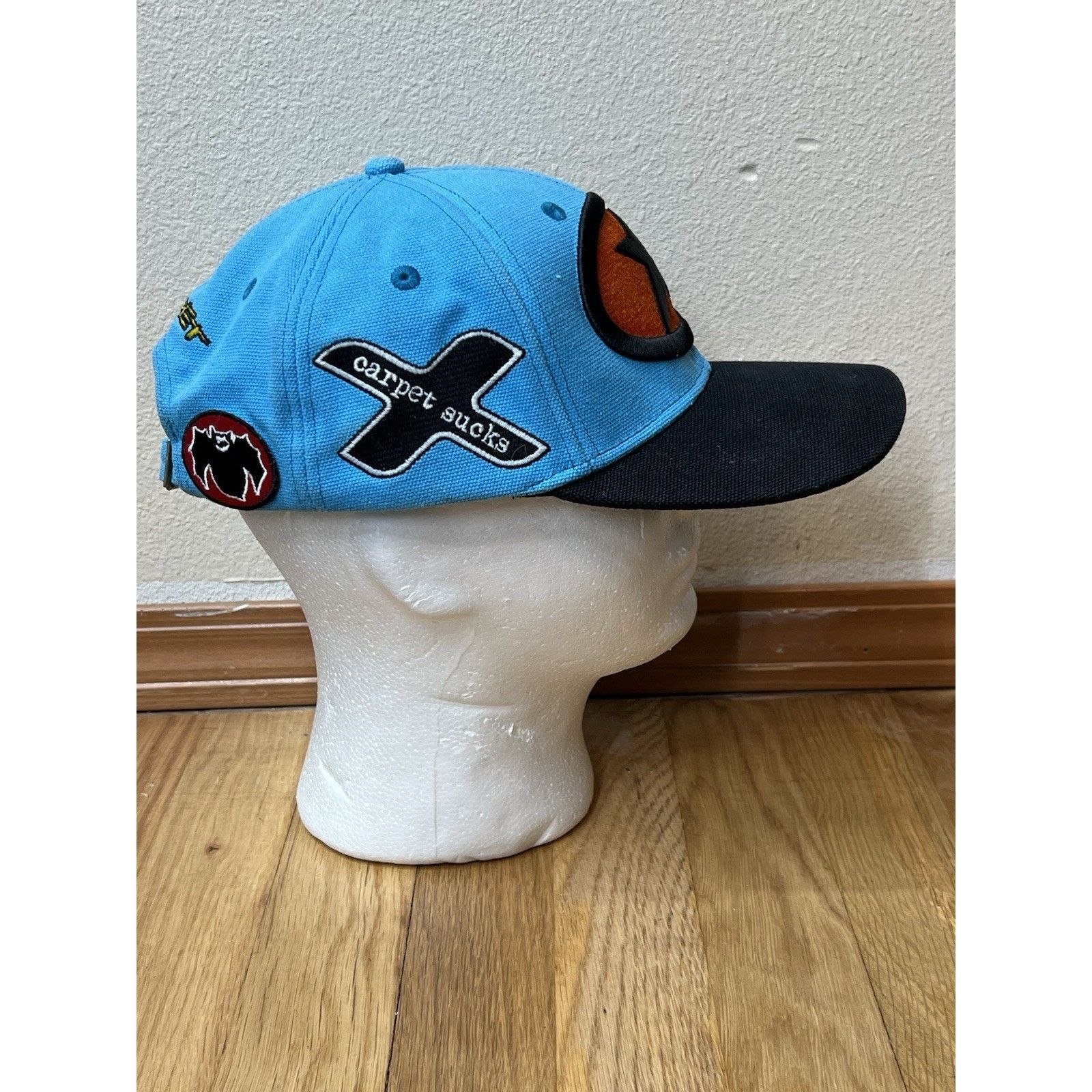 Other Carpet Sucks Company Blue Racing Adjustable Strapback Hat Size ONE SIZE - 3 Thumbnail
