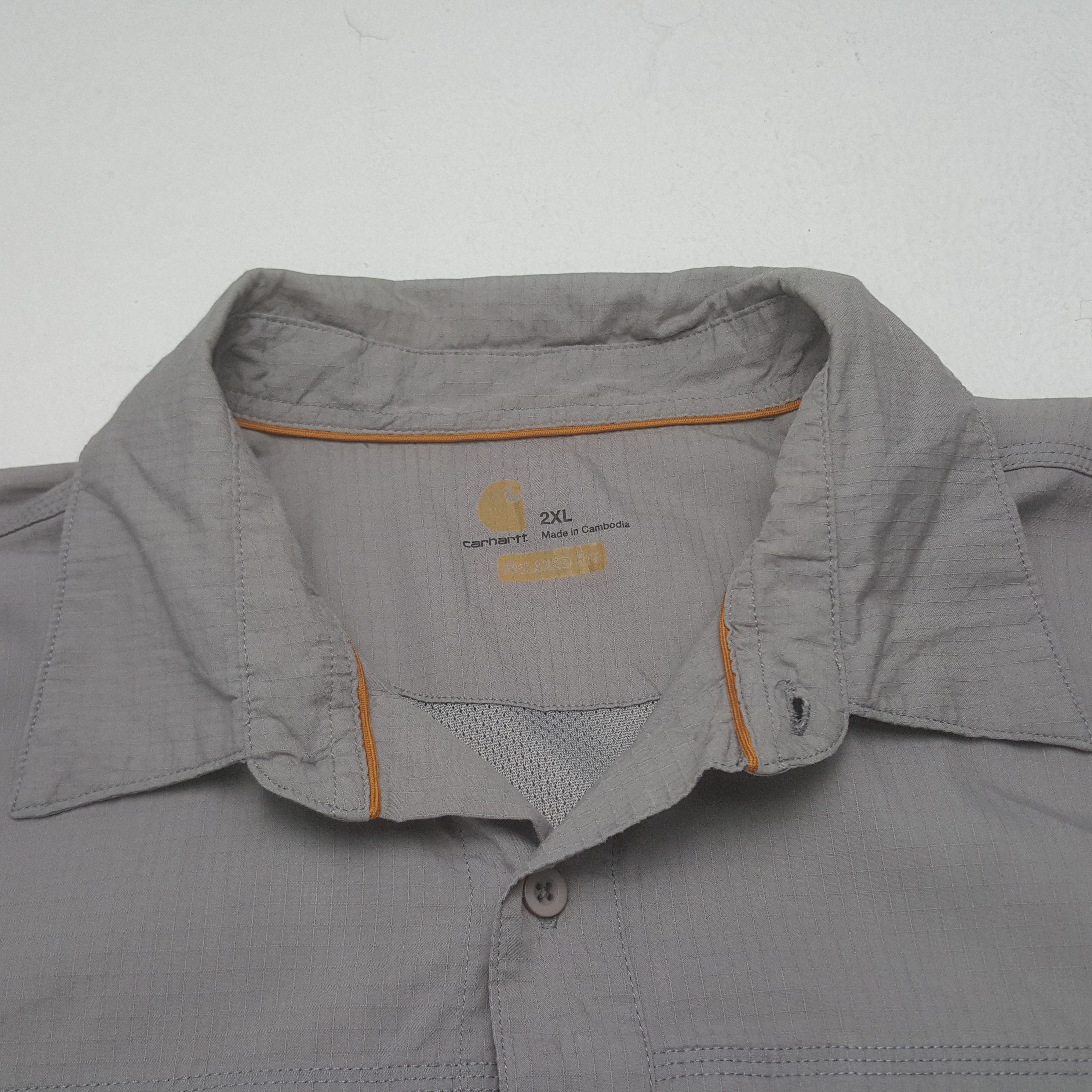 Carhartt × Vintage Vintage Carhartt Worker Oversized Button Up Shirt Size US XXL / EU 58 / 5 - 4 Thumbnail