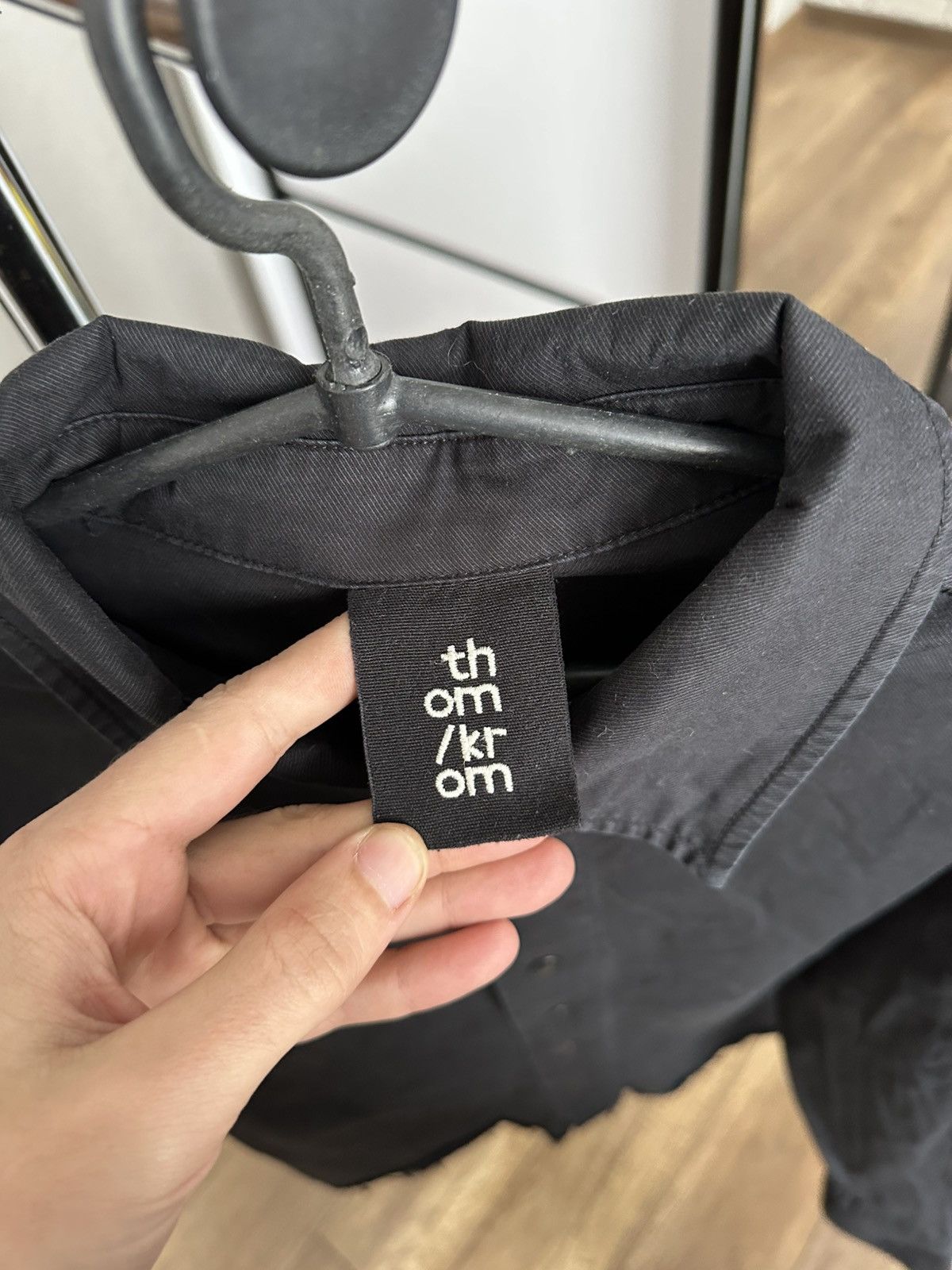 Thom Krom Thom Krom Oversized Shirt Stretch Button Up Long Sleeve Size US S / EU 44-46 / 1 - 9 Thumbnail