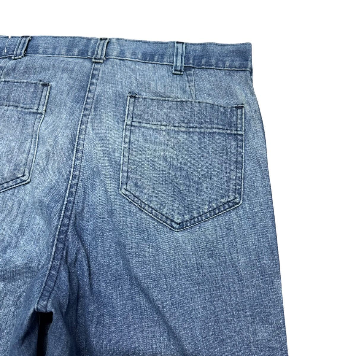 Vintage Vintage 80s US Navy Seafarer Denim Flare Pant Distressed Size US 32 / EU 48 - 11 Thumbnail