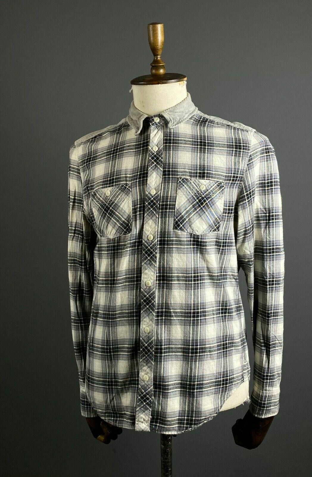 Allsaints All Saints Check Double Pocket Button Down Shirt Size M Size US M / EU 48-50 / 2 - 1 Thumbnail