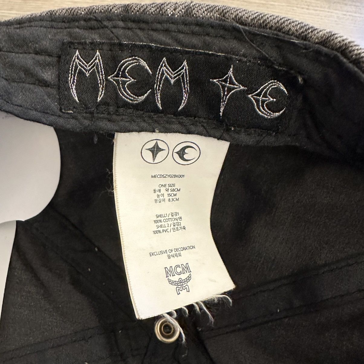 MCM × Thug Club Thug Club x MCM Tribal Leather Cap hat Size ONE SIZE - 11 Thumbnail