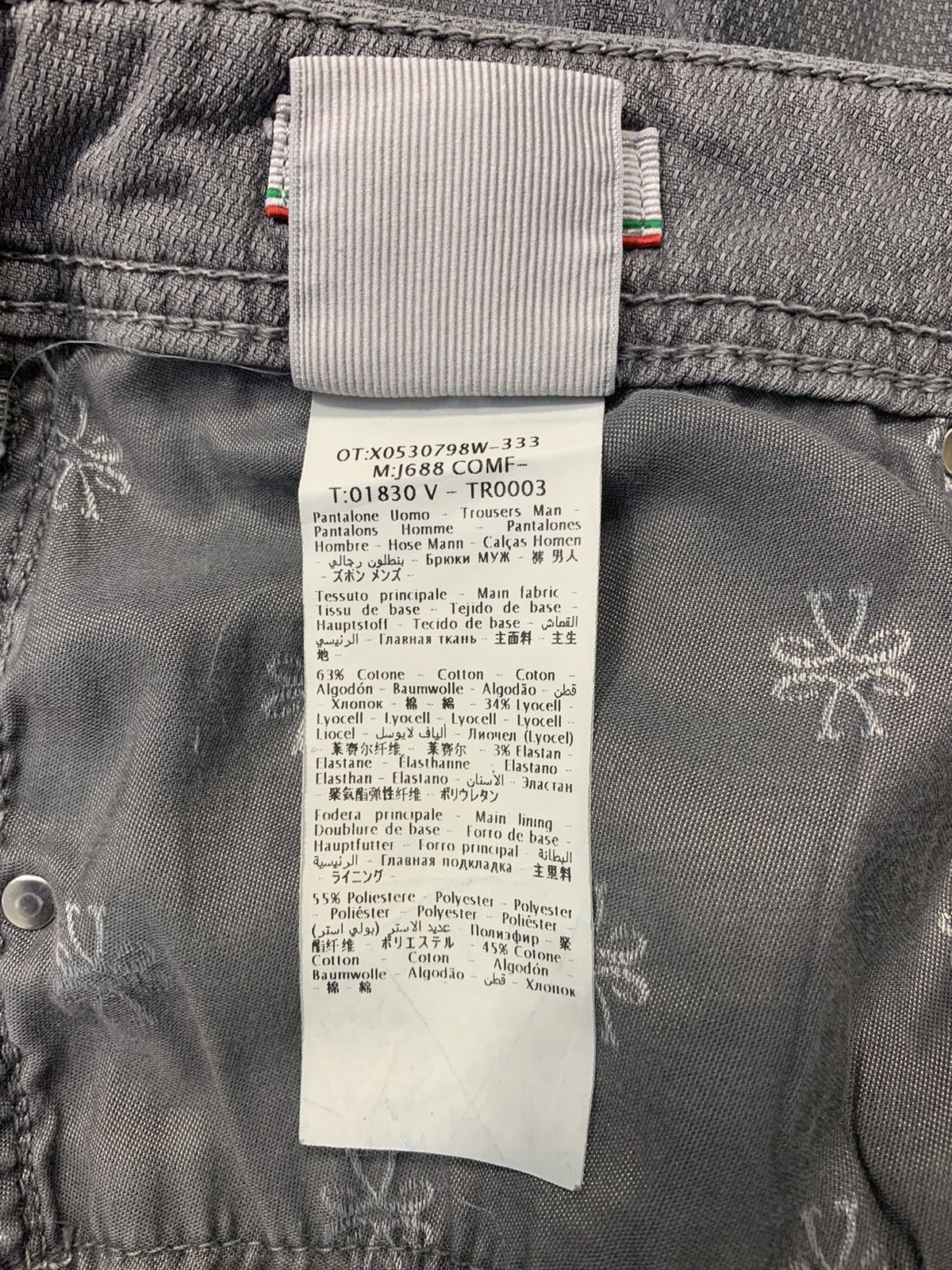 Jacob Cohen Jacob Cohen Italy Handmade Luxury Grey Jeans Straight Cut Size US 30 / EU 46 - 14 Thumbnail