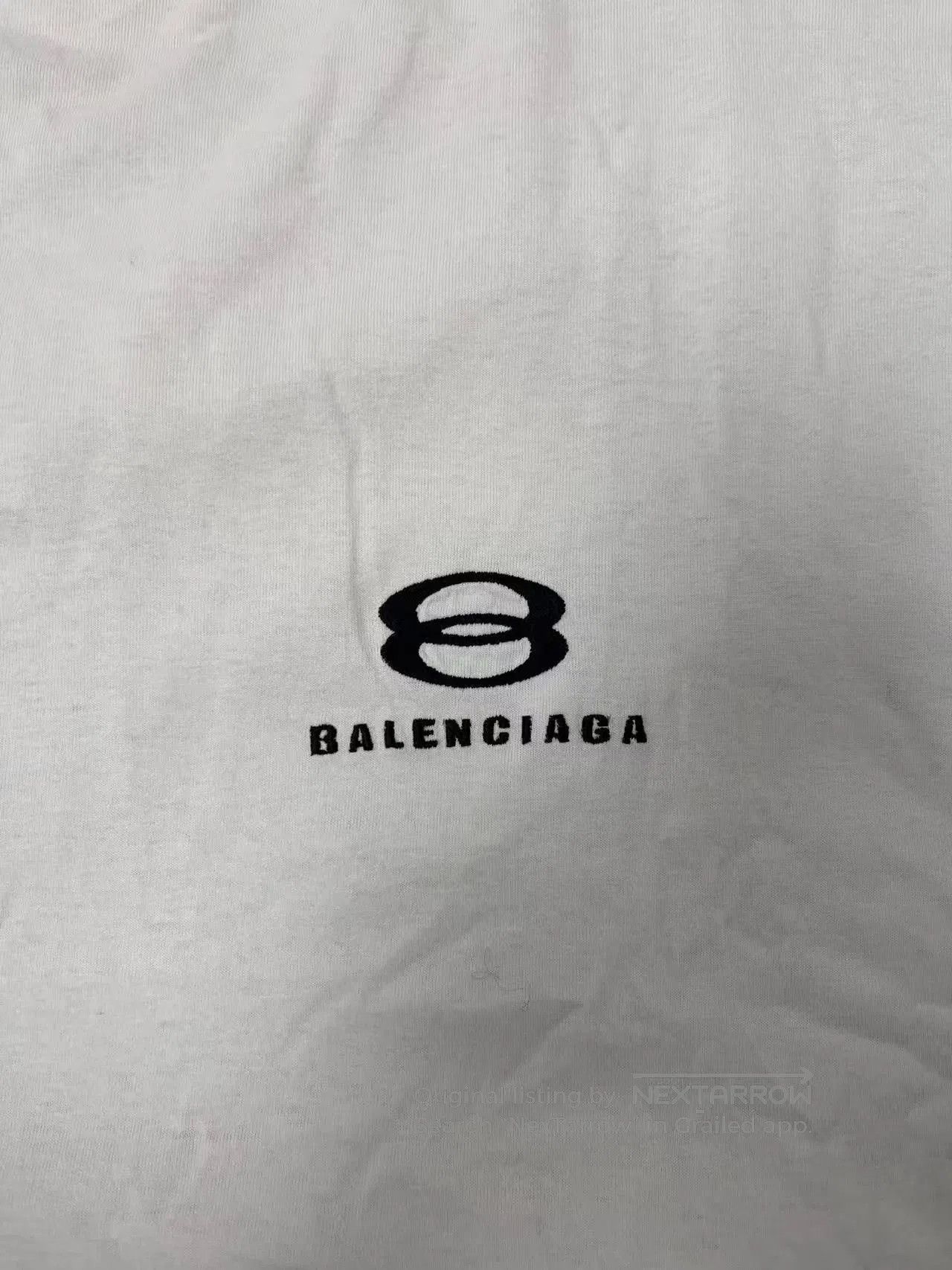 Balenciaga Balenciaga Men's Striped Crew Neck T-Shirt. Size US XL / EU 56 / 4 - 3 Thumbnail