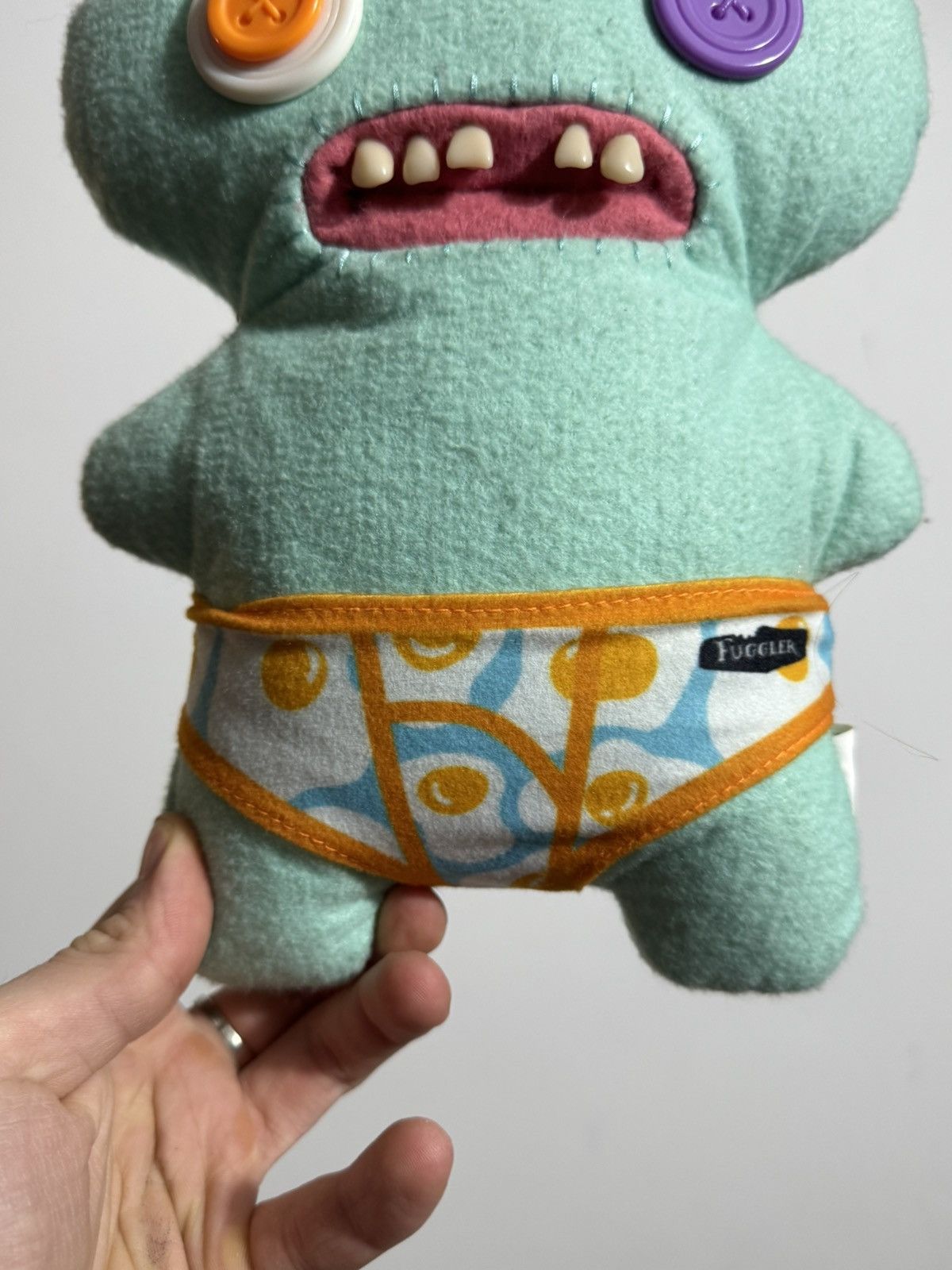 Vintage Fuggler Mint Monster Plush Toy Size ONE SIZE - 3 Thumbnail