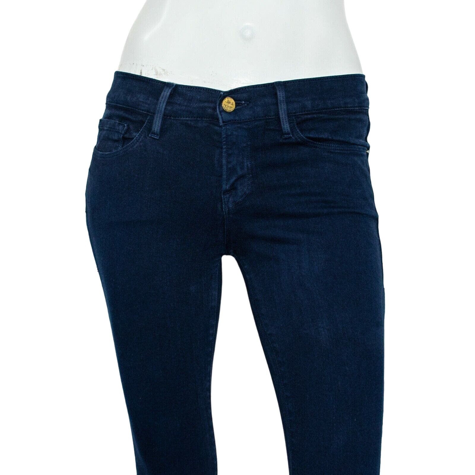 Frame Frame Denim Le Skinny de Jeanne Jeans Deep Blue Dive Size 25 Size 25" / US 0 / IT 36 - 6 Thumbnail