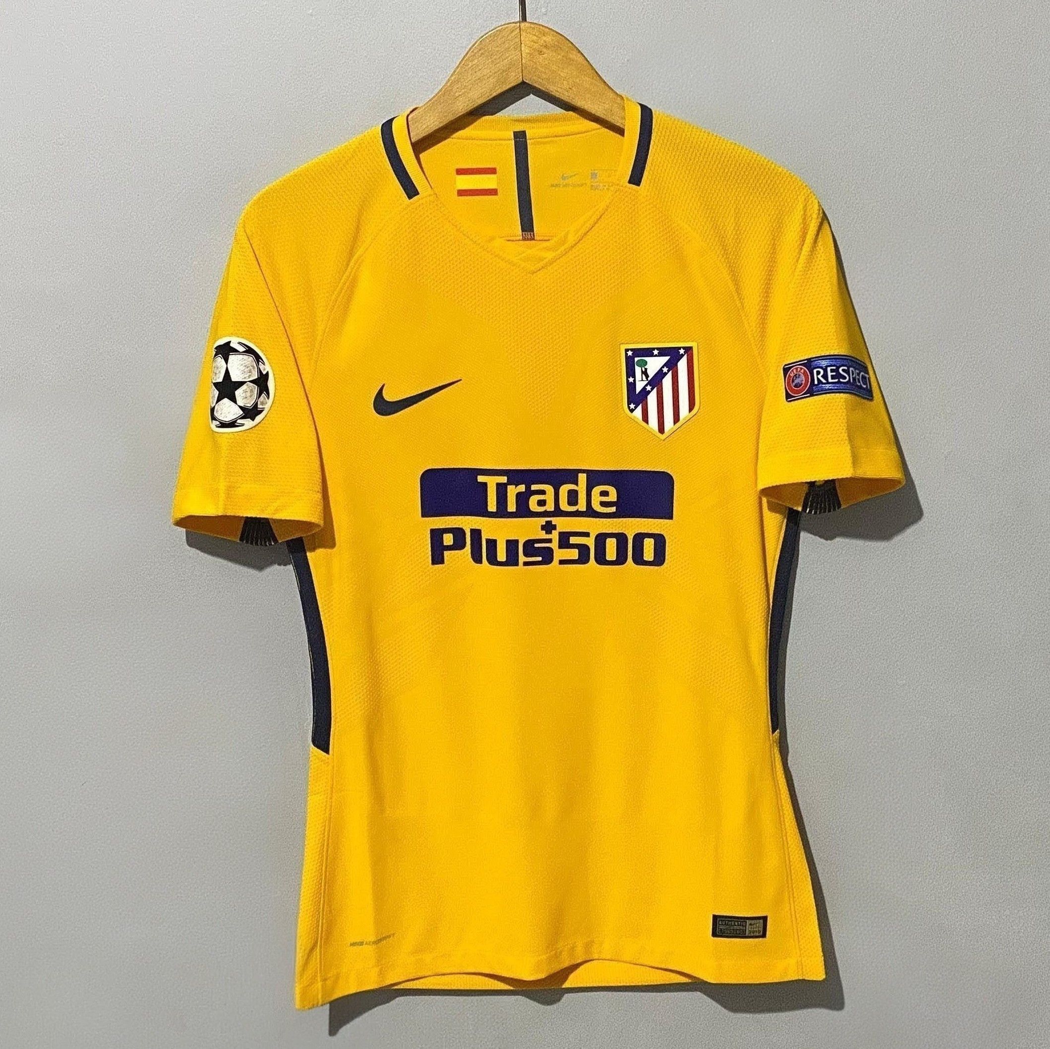 Nike Atletico Madrid 2017-2018 Away Player Issue Jersey Griezmann Size US M / EU 48-50 / 2 - 1 Thumbnail