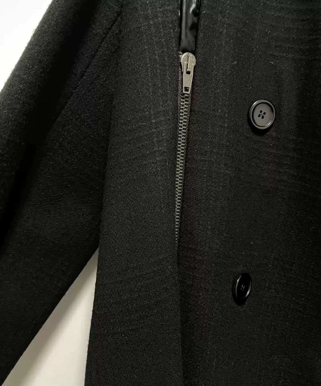 Raf Simons raf simons 2007aw eu44 Wool Dark Coat Jacket Trench Coat Size US S / EU 44-46 / 1 - 3 Thumbnail
