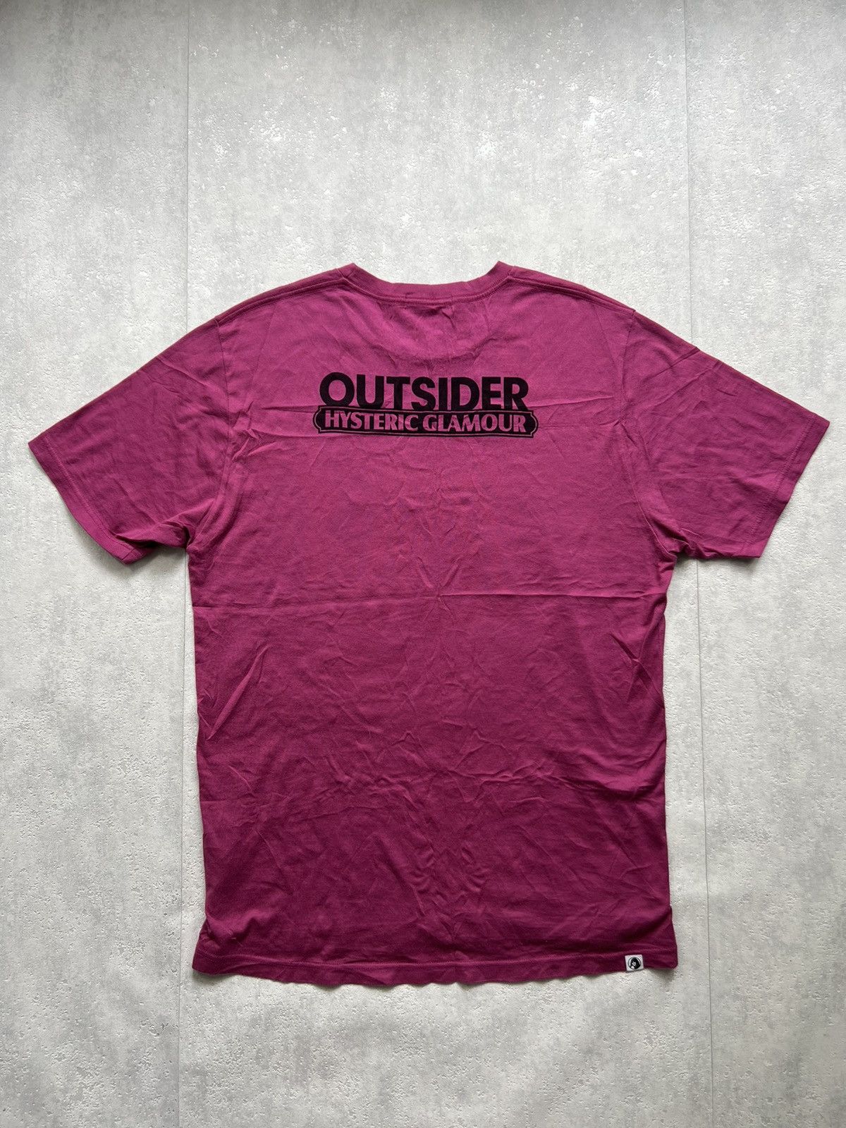 Hysteric Glamour HYSTERIC GLAMOUR DOUBLE TROUBLE RARE TEE Y2K OUTSIDER Size US L / EU 52-54 / 3 - 5 Thumbnail