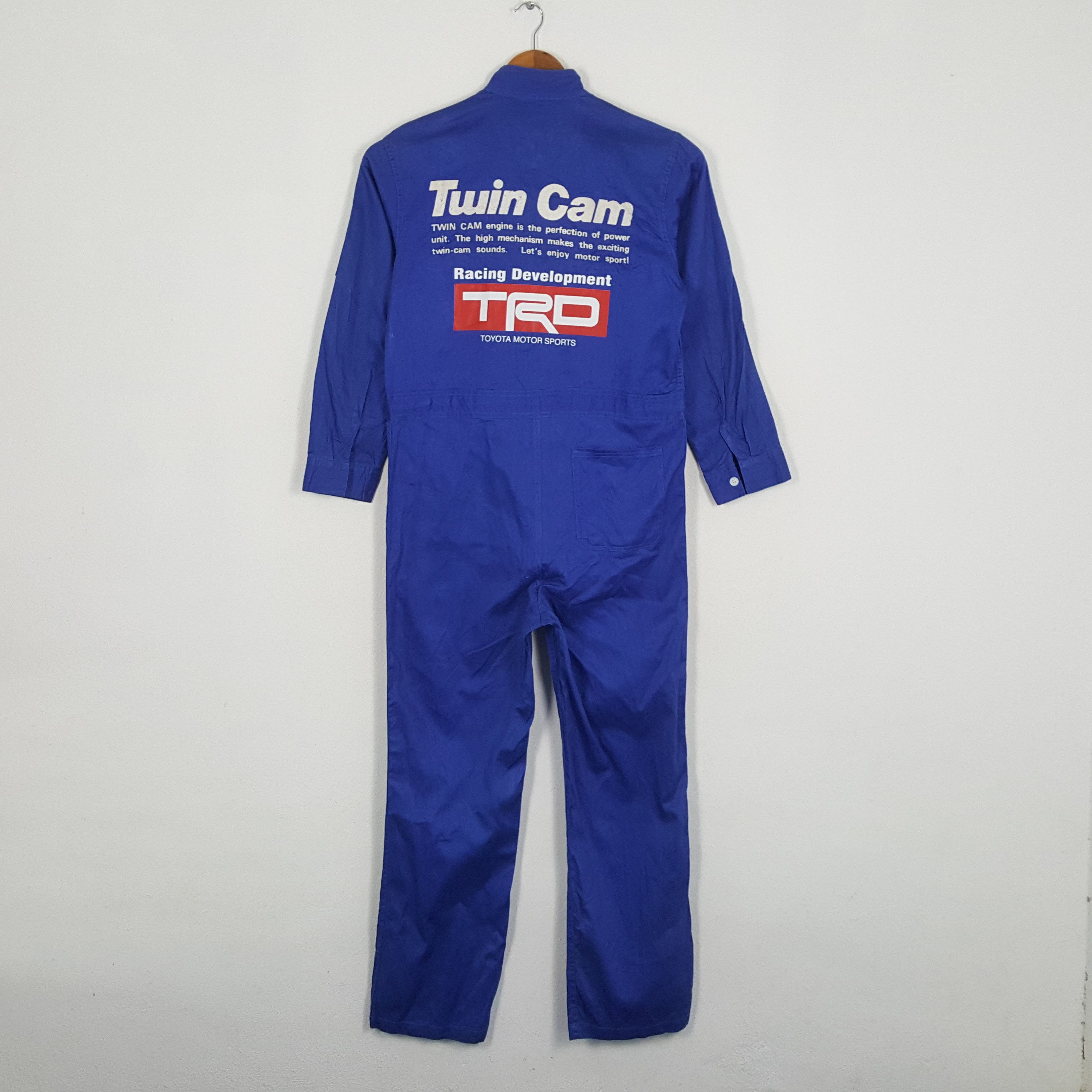 Vintage TRD TOYOTA MOTORSPORT Twin Cam Racing Coverall