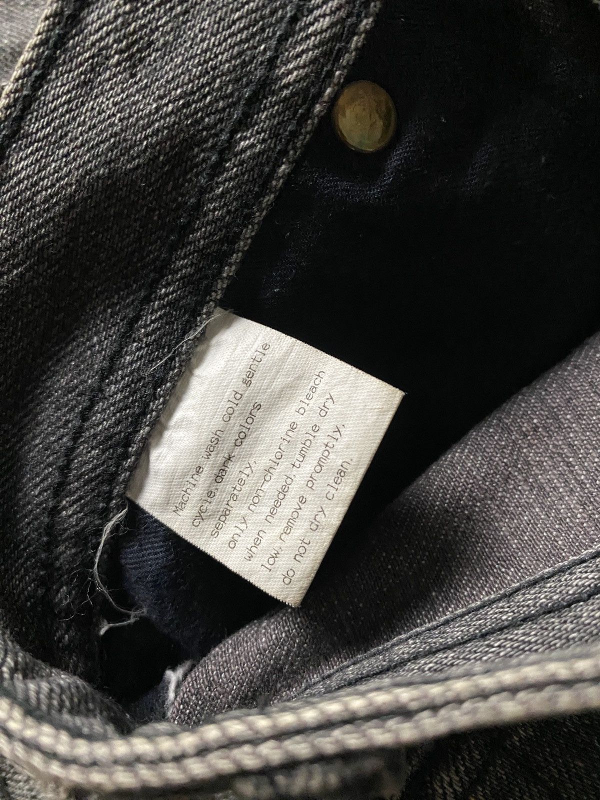 If Six Was Nine × Japanese Brand × Le Grande Bleu (L.G.B.) 2000's Paranoid Japan Distress Washed Flared Jeans Size US 27 - 14 Thumbnail