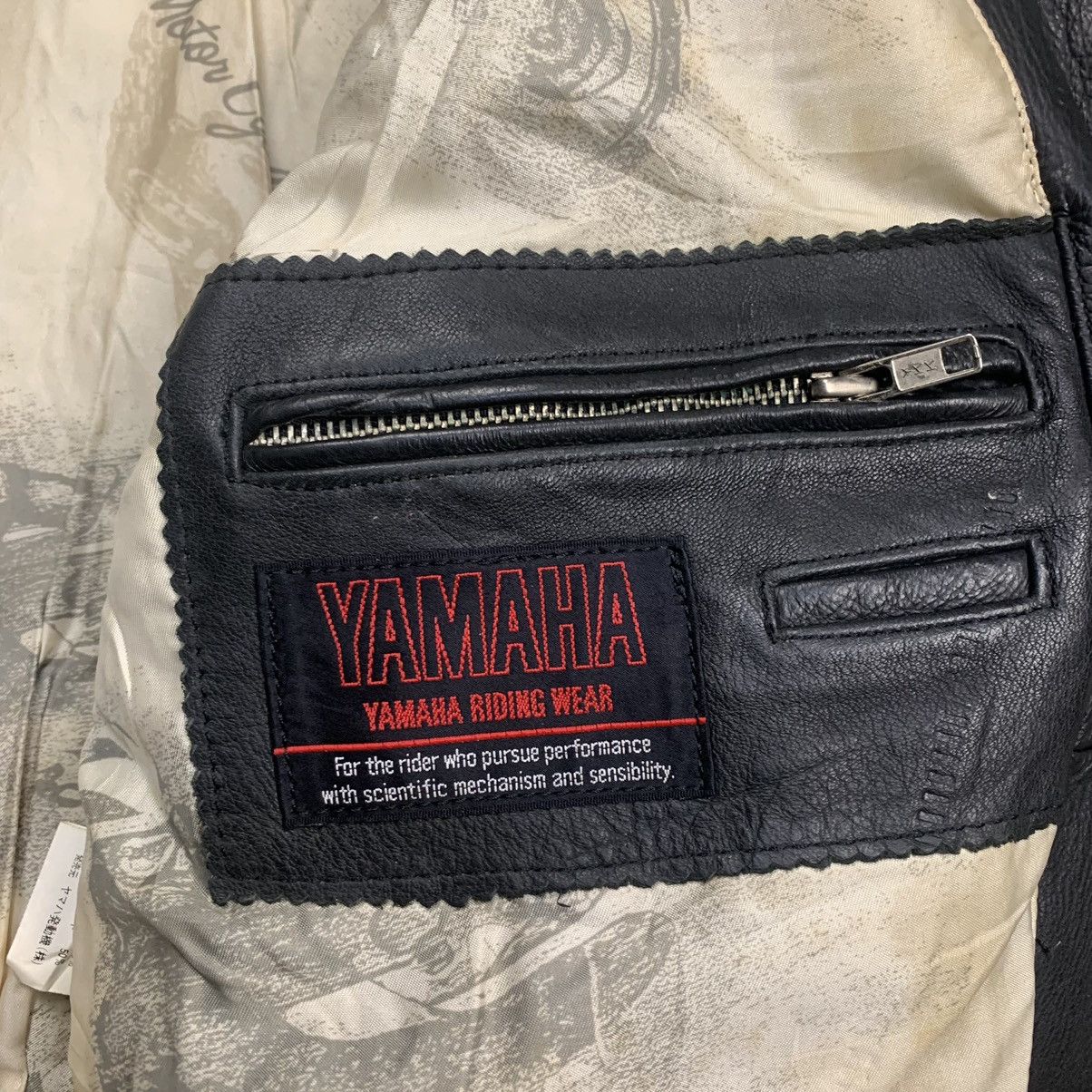 Yamaha Vintage Yamaha riding gear bomber leather jacket Size US L / EU 52-54 / 3 - 11 Thumbnail