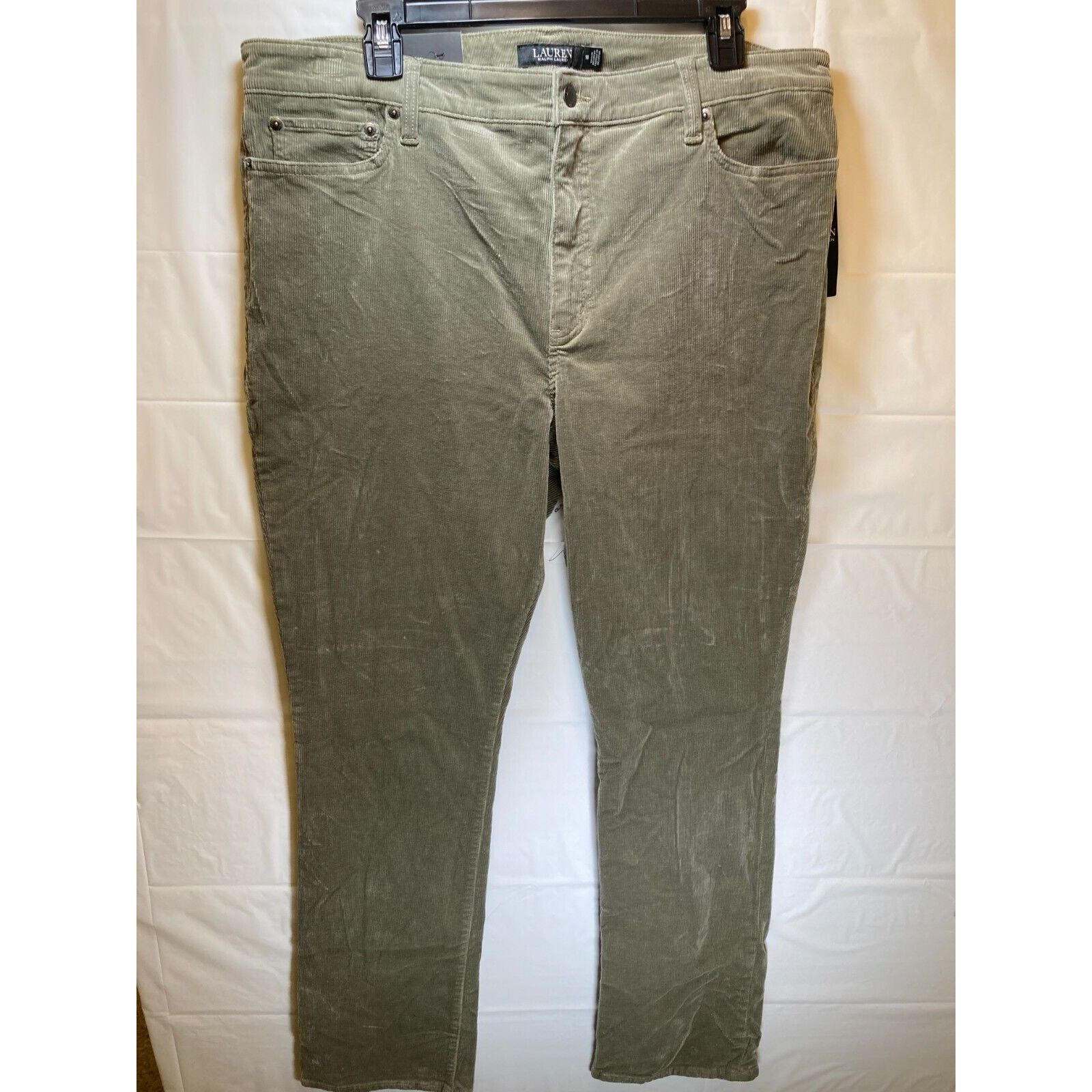 Lauren Ralph Lauren Ralph Lauren Women's Corduroy Mid-Rise Straight Pant Size 16 Size 38" / US 16 / IT 52 - 3 Thumbnail