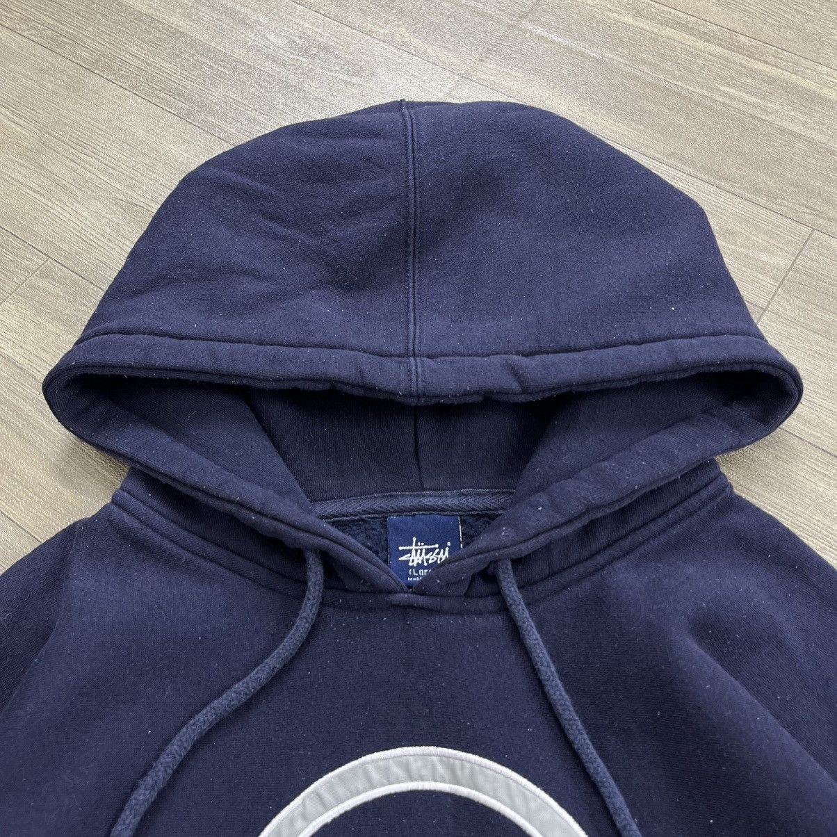 Stussy 1990s Vintage Stüssy Headphone S Logo Embrodiery Hoodie Size US L / EU 52-54 / 3 - 5 Thumbnail