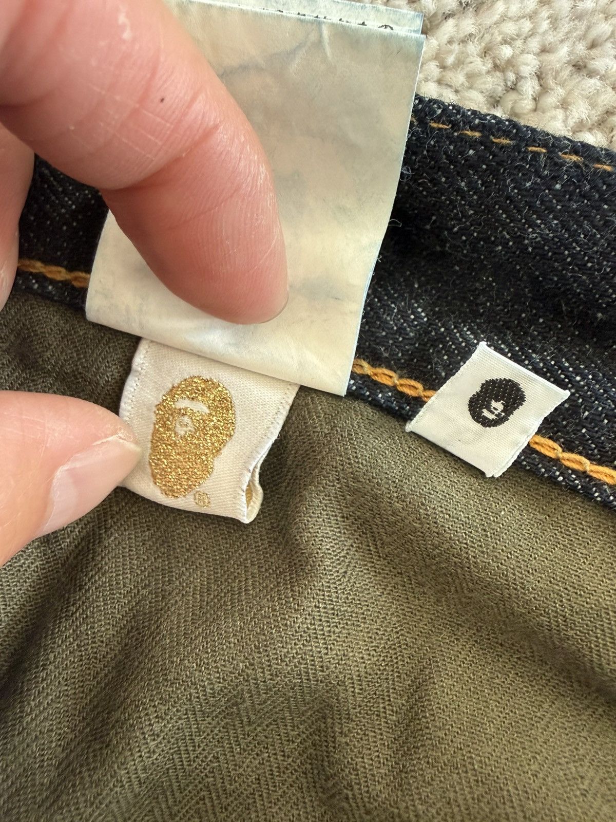 Bape Bape Denim Jeans Size US 32 / EU 48 - 4 Thumbnail