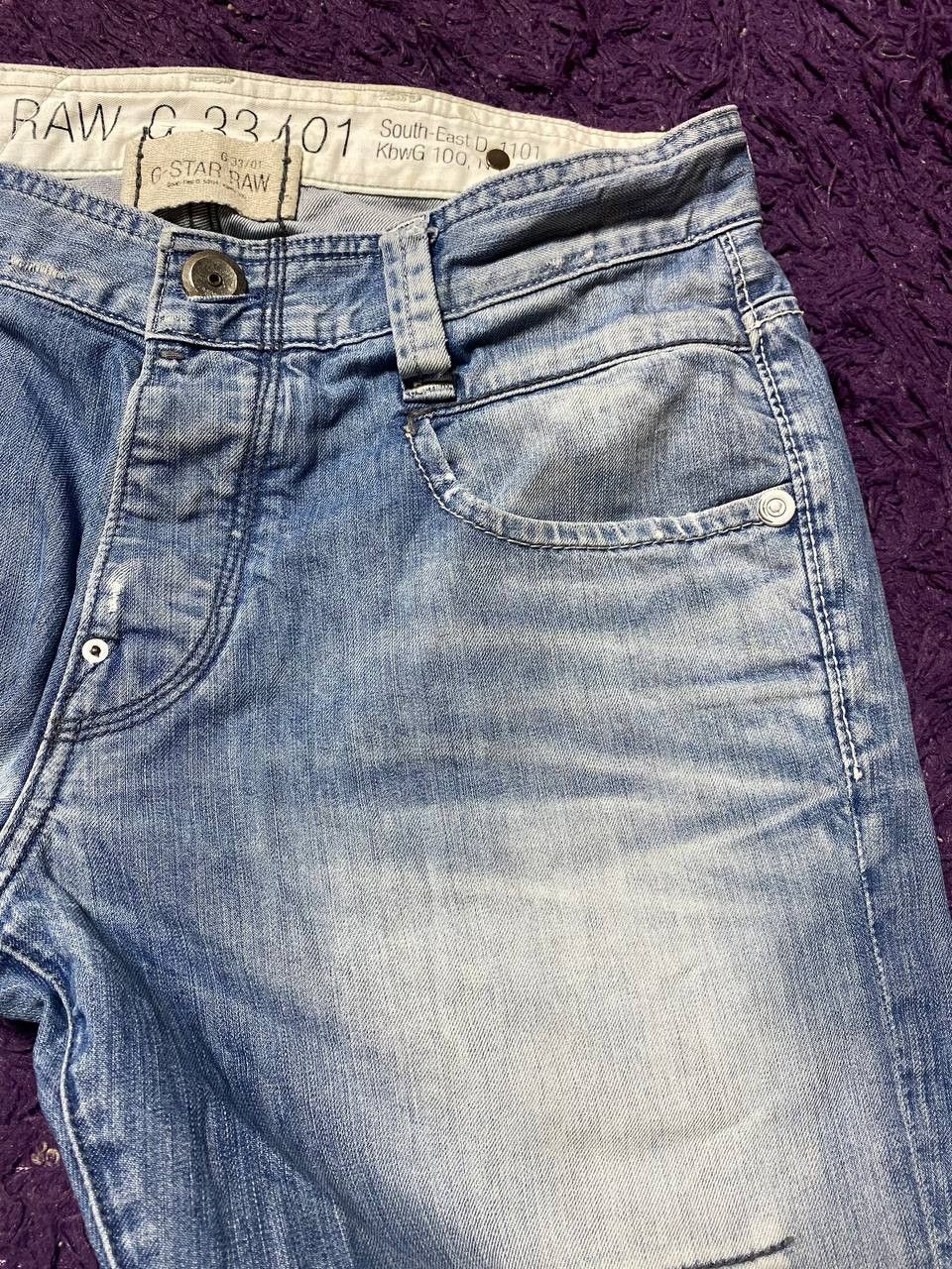 G-Star Vintage G-Star Raw jeans blue Y2K streetwear Size US 34 / EU 50 - 6 Thumbnail