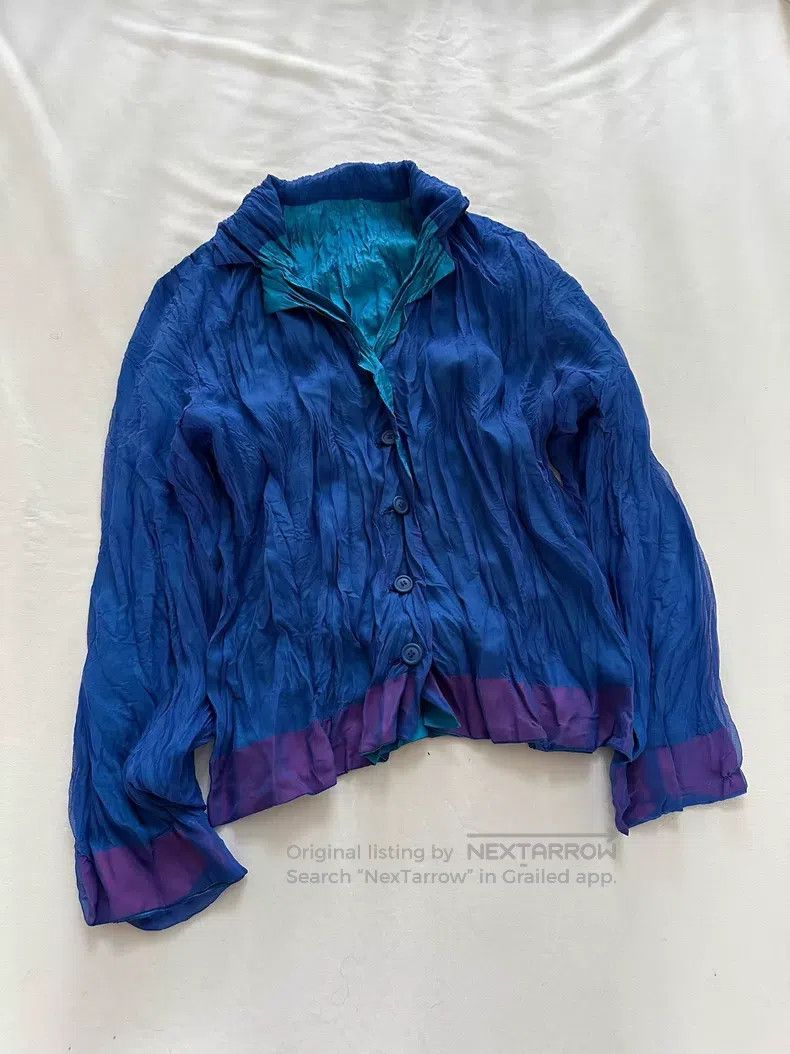 Issey Miyake Issey Miyake Blue Skirt Size 25" / US 0 / IT 36 - 3 Thumbnail