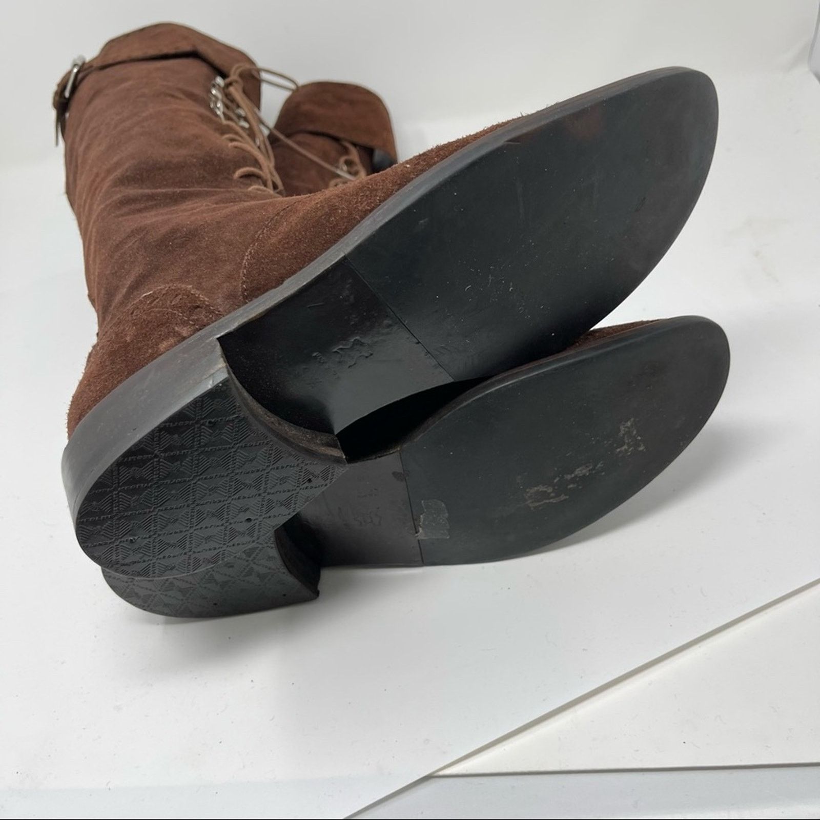 Alberta Ferretti Philosophy Di Alberta Ferretti Brown suede tall boots Size US 8.5 / IT 38.5 - 5 Thumbnail