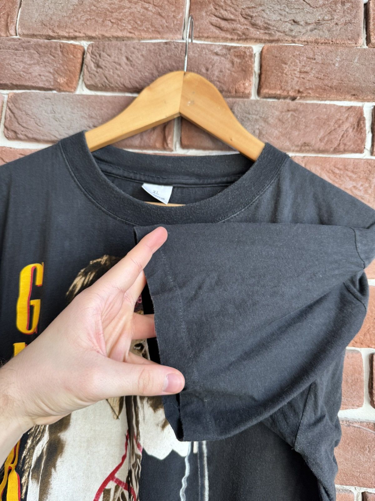 Band Tees Vintage 90s Guns N Roses Axl Rose Rock Band Shirt Black Size US XL / EU 56 / 4 - 6 Thumbnail