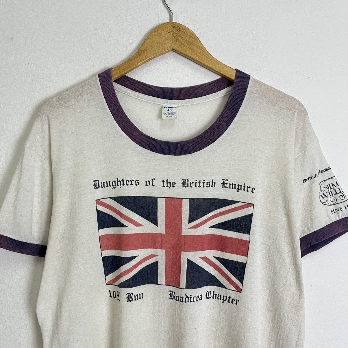 Vintage 80’s Boadicea Chapter Ringer Tee Size US XL / EU 56 / 4 - 1 Thumbnail