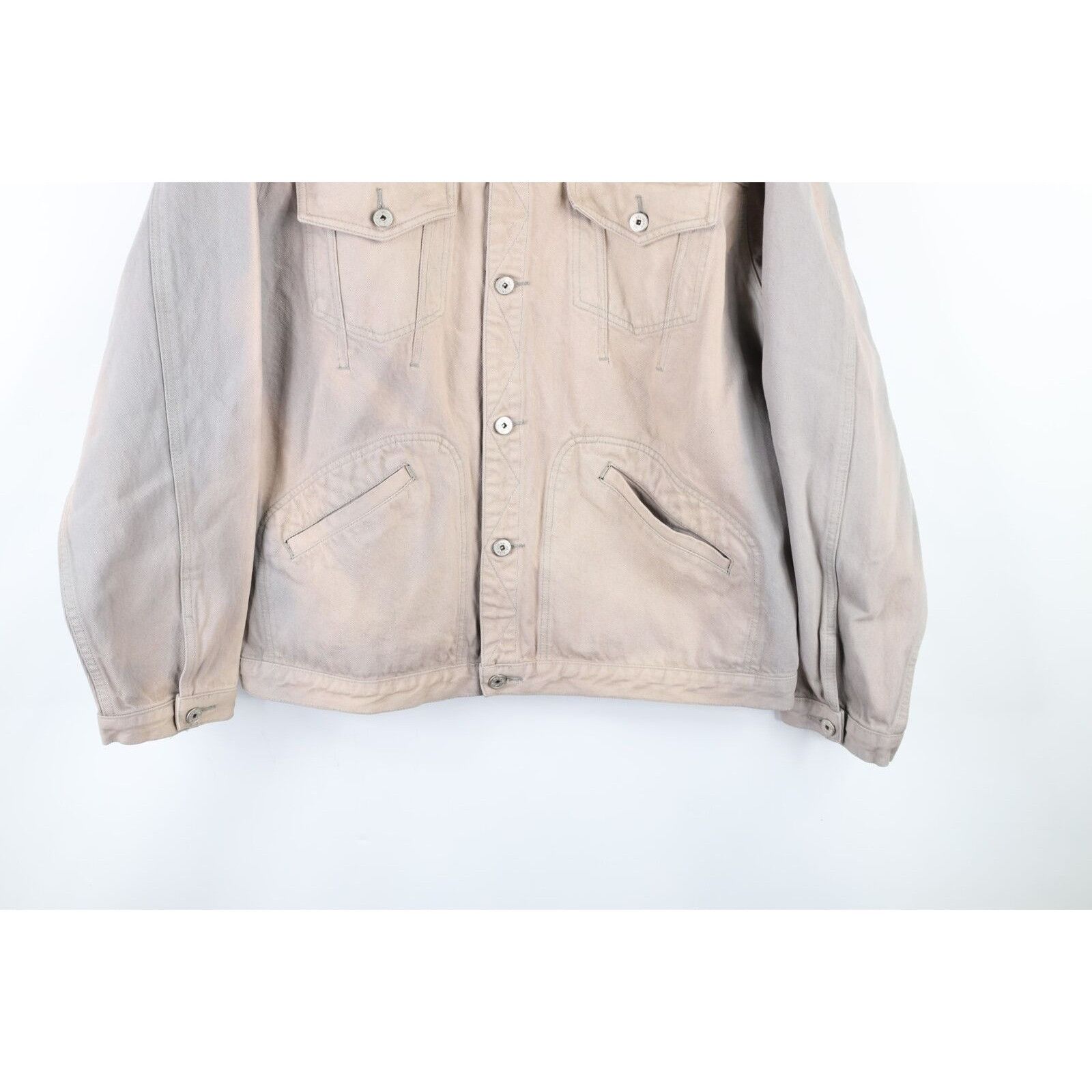 Marithe + Francois Girbaud Vintage 90s Marithe Francois Girbaud Denim Trucker Jacket Size US XL / EU 56 / 4 - 4 Thumbnail