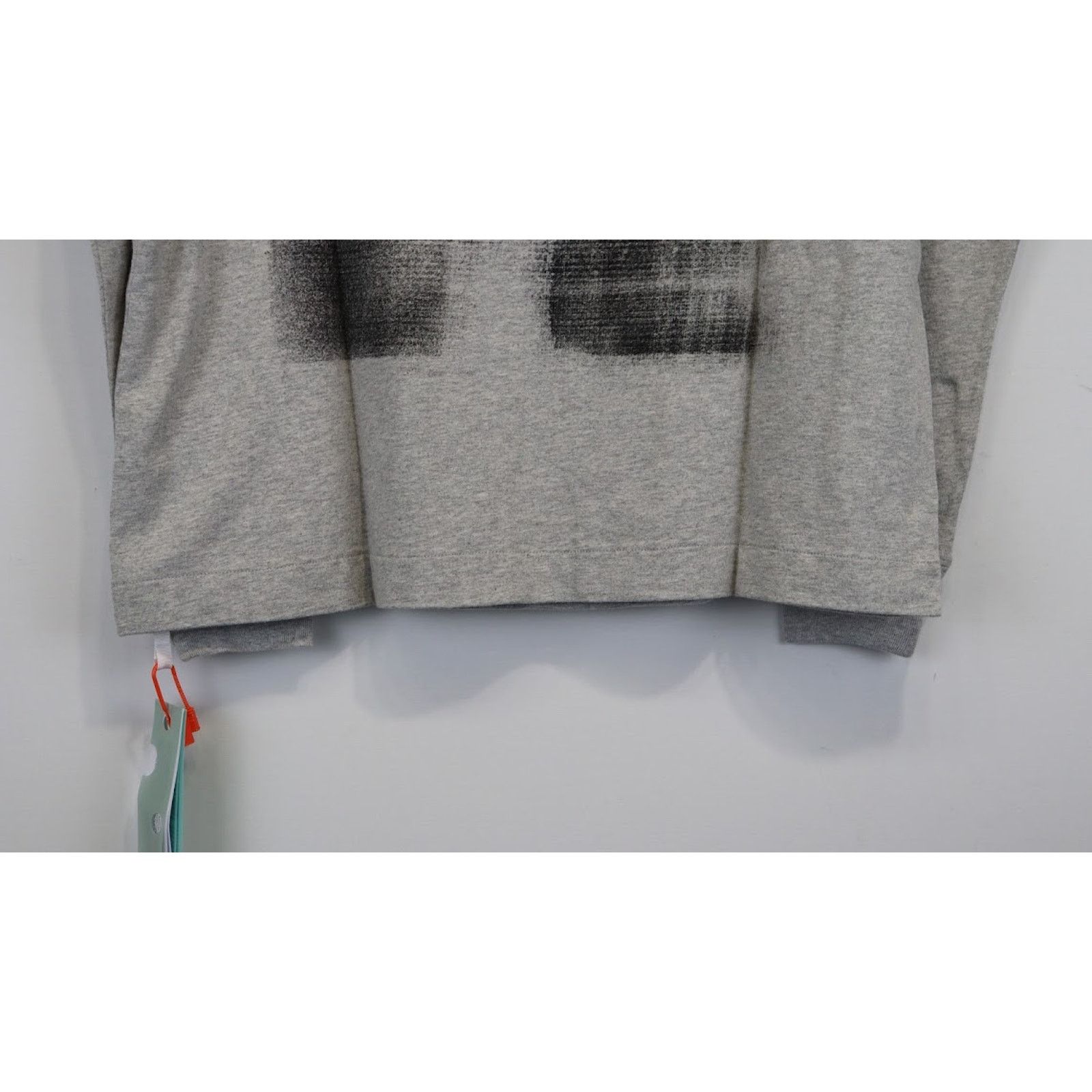 Off-White o1rshd1 Q:2 / DUP /Jumbo Arrow Double Long Sleeve Tee Grey Size US XL / EU 56 / 4 - 7 Thumbnail