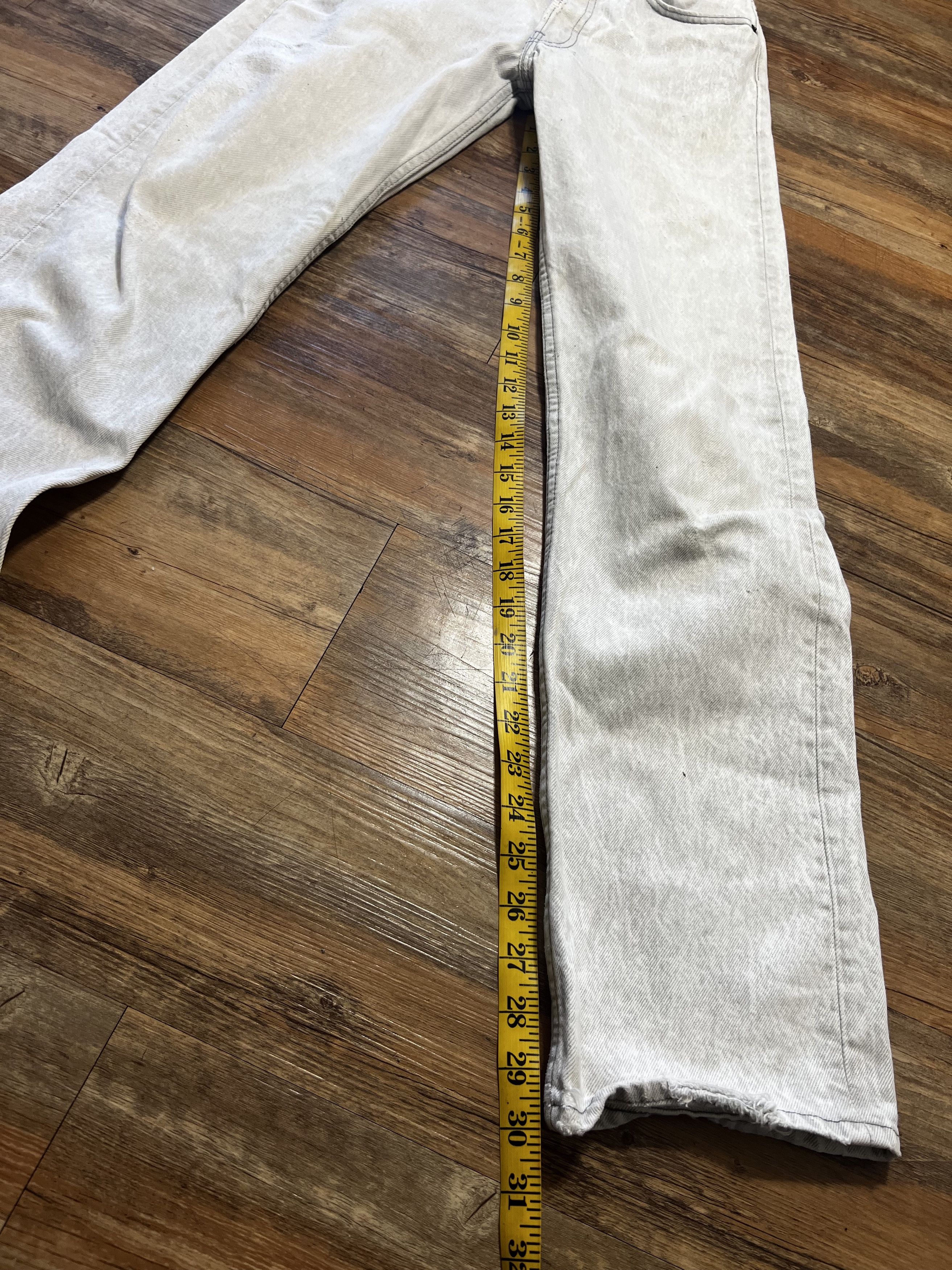 Levi's × Levi's Vintage Clothing × Vintage Vintage 501 Levi's grey Denim Jean Pants Size US 27 - 4 Thumbnail