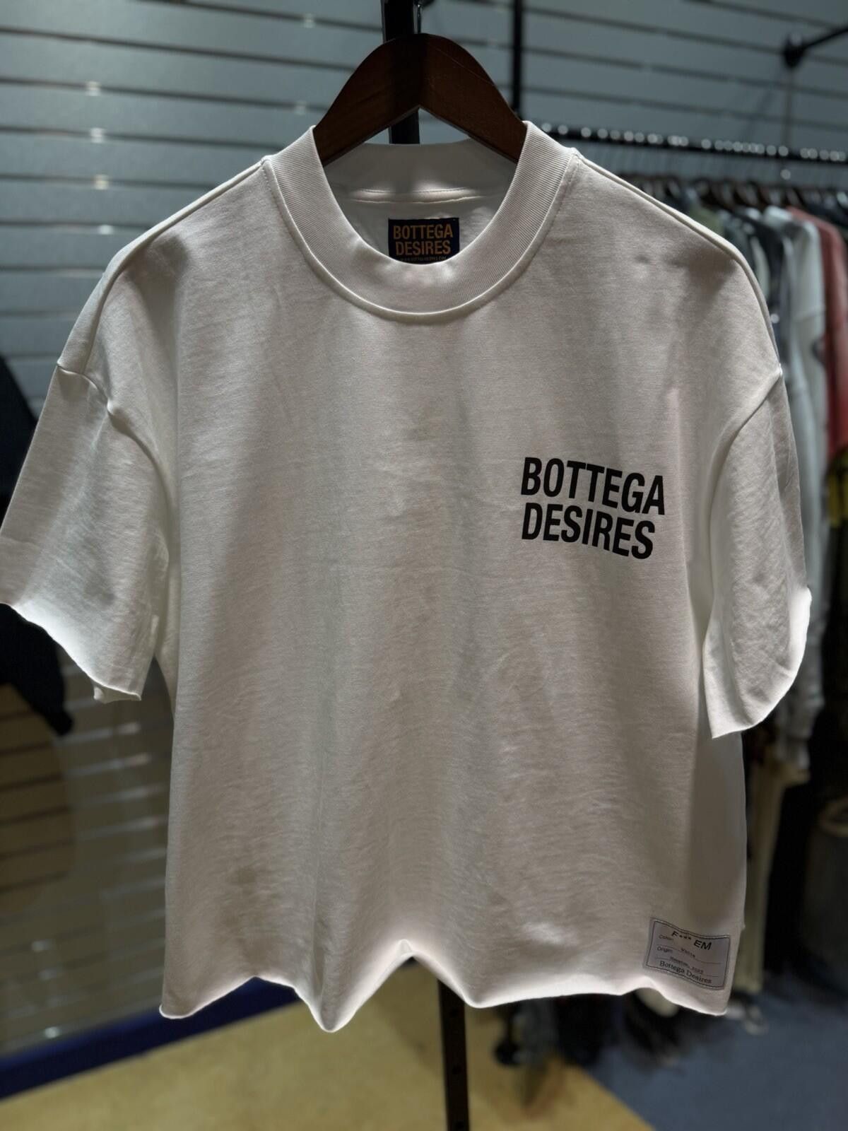 Bottega Desires Bottega Desires Tee T-Shirt F**k Joke (S) White Black Size US S / EU 44-46 / 1 - 5 Thumbnail