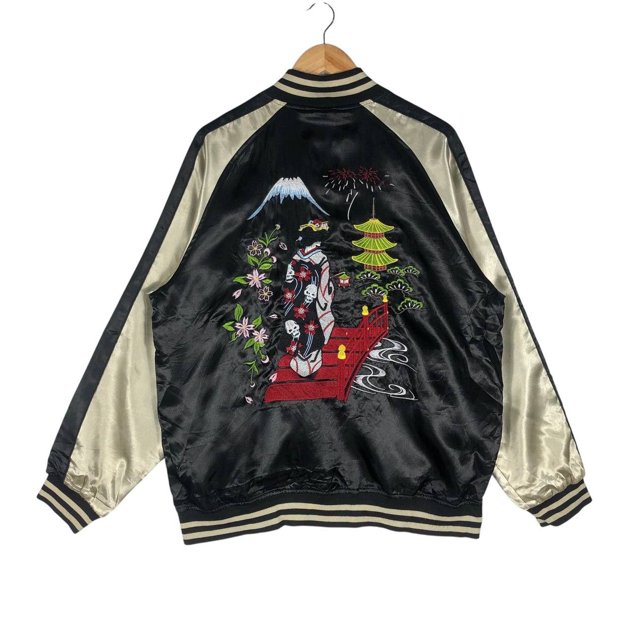 Japanese Brand × Vintage Vintage Sukajan Japanese Traditional Style Light Jacket Size US XL / EU 56 / 4 - 6 Thumbnail