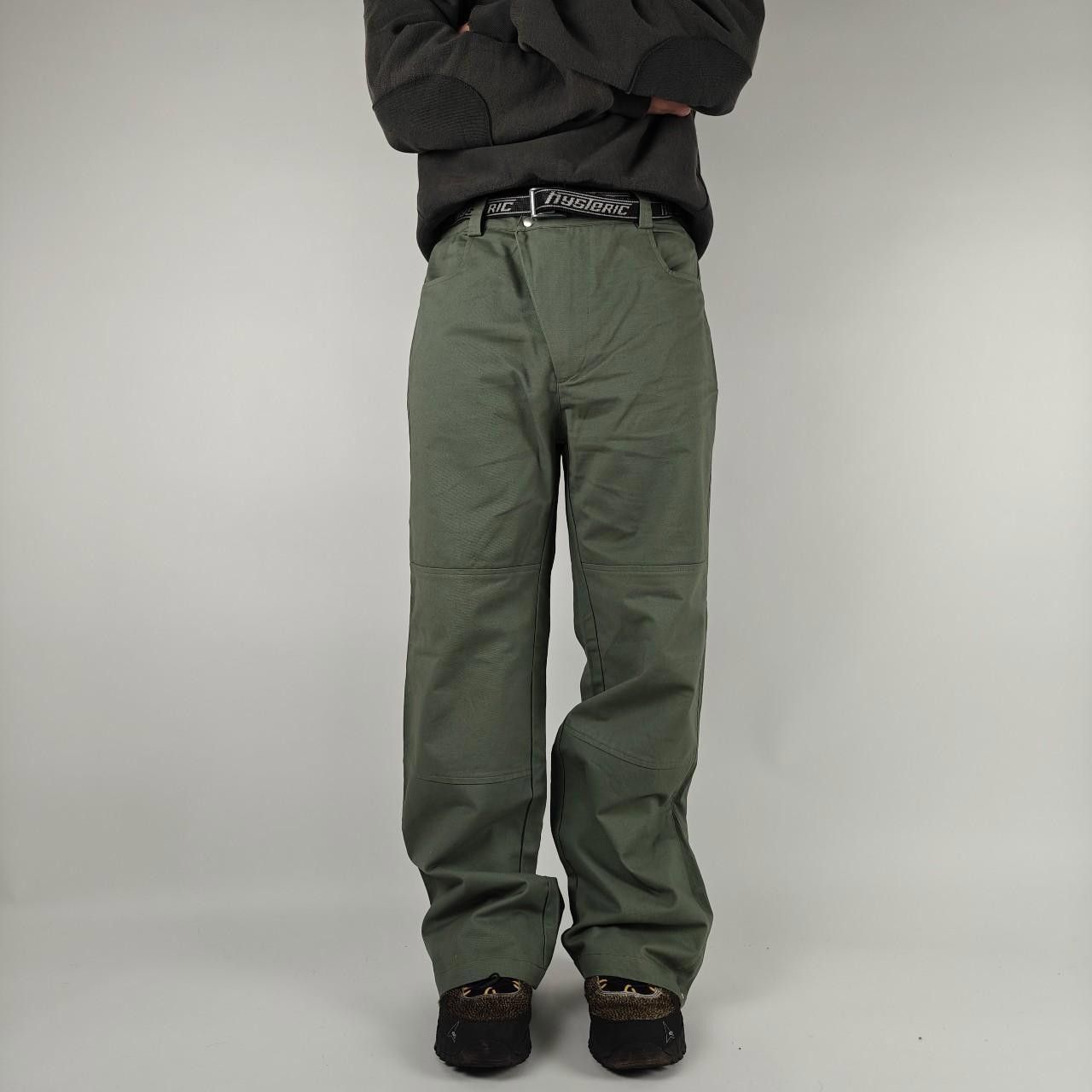 Other Green Fatigue Technical Wide Leg Trousers Size US 32 / EU 48 - 1 Thumbnail