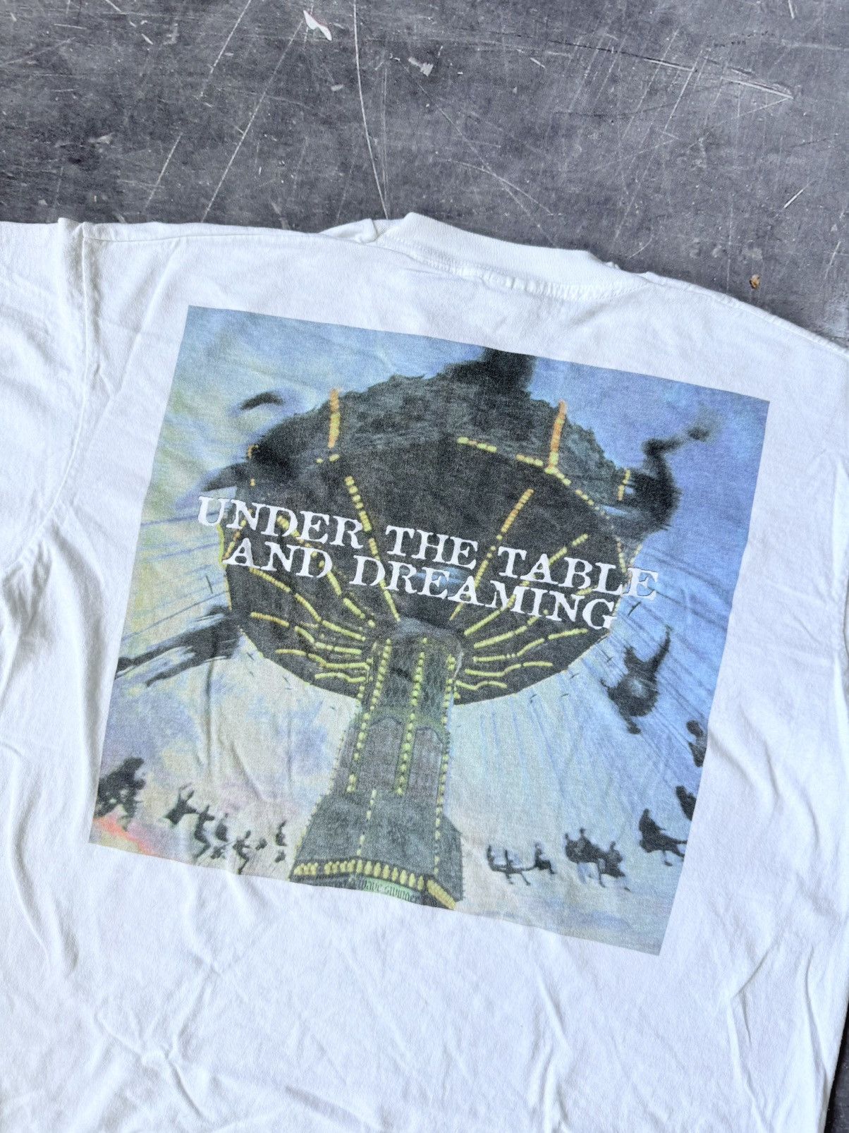 Vintage Vintage 90s Dave Matthews Concert T-Shirt (XL) Size US XL / EU 56 / 4 - 4 Thumbnail