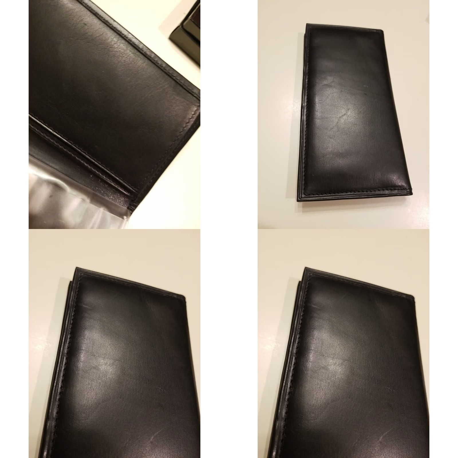 Yves Saint Laurent VINTAGE YSL Pocket Secretary Black Leather Unisex Nwt Size ONE SIZE - 8 Thumbnail