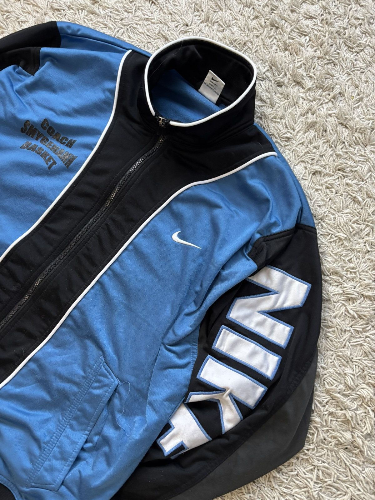Nike × Vintage Vintage Big Logo Zaip Hoodie Nike Size US L / EU 52-54 / 3 - 2 Thumbnail