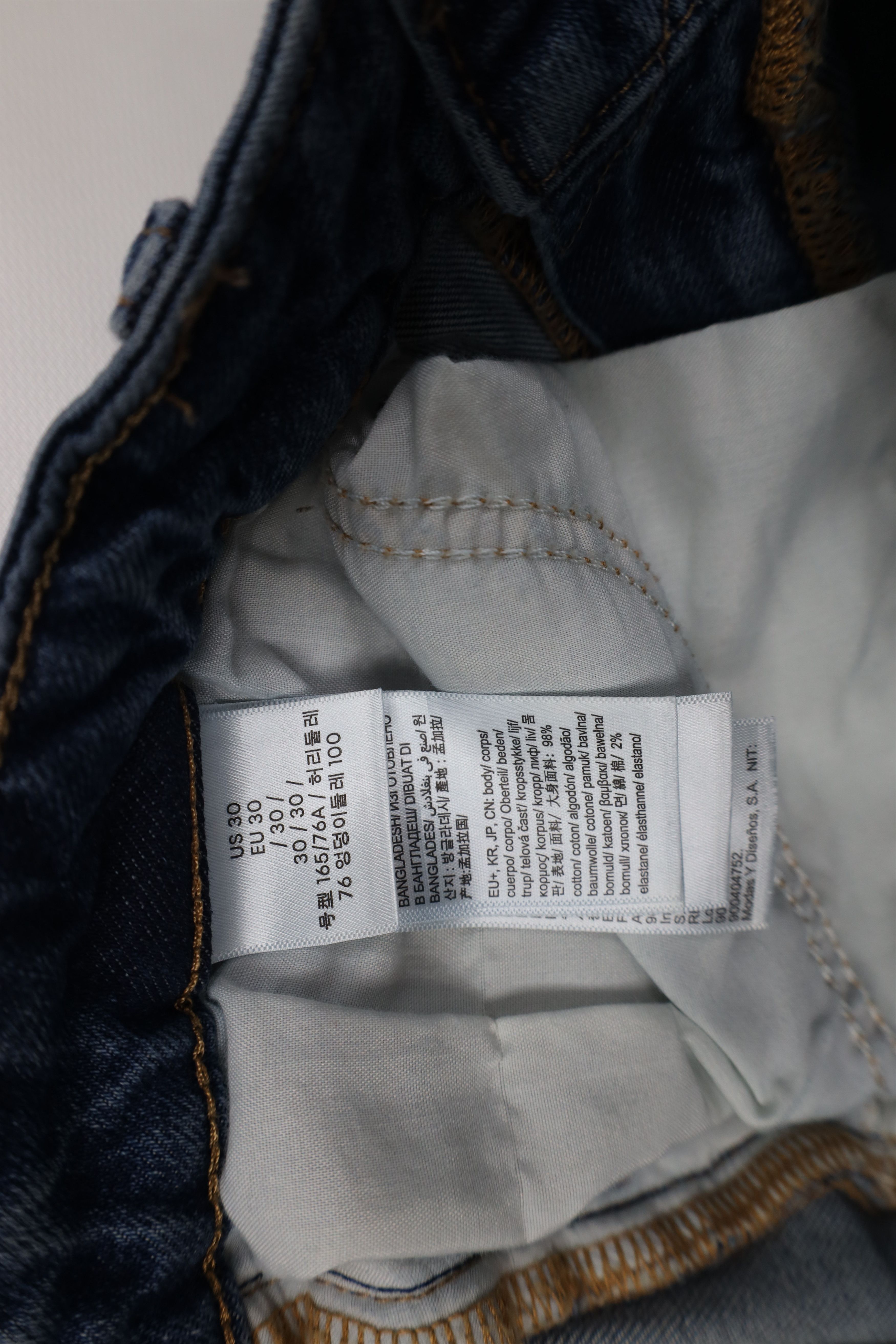 Calvin Klein Vintage 90s Y2K Calvin Klein Wide Leg Denim Jeans Blue Size 30" / US 8 / IT 44 - 8 Thumbnail