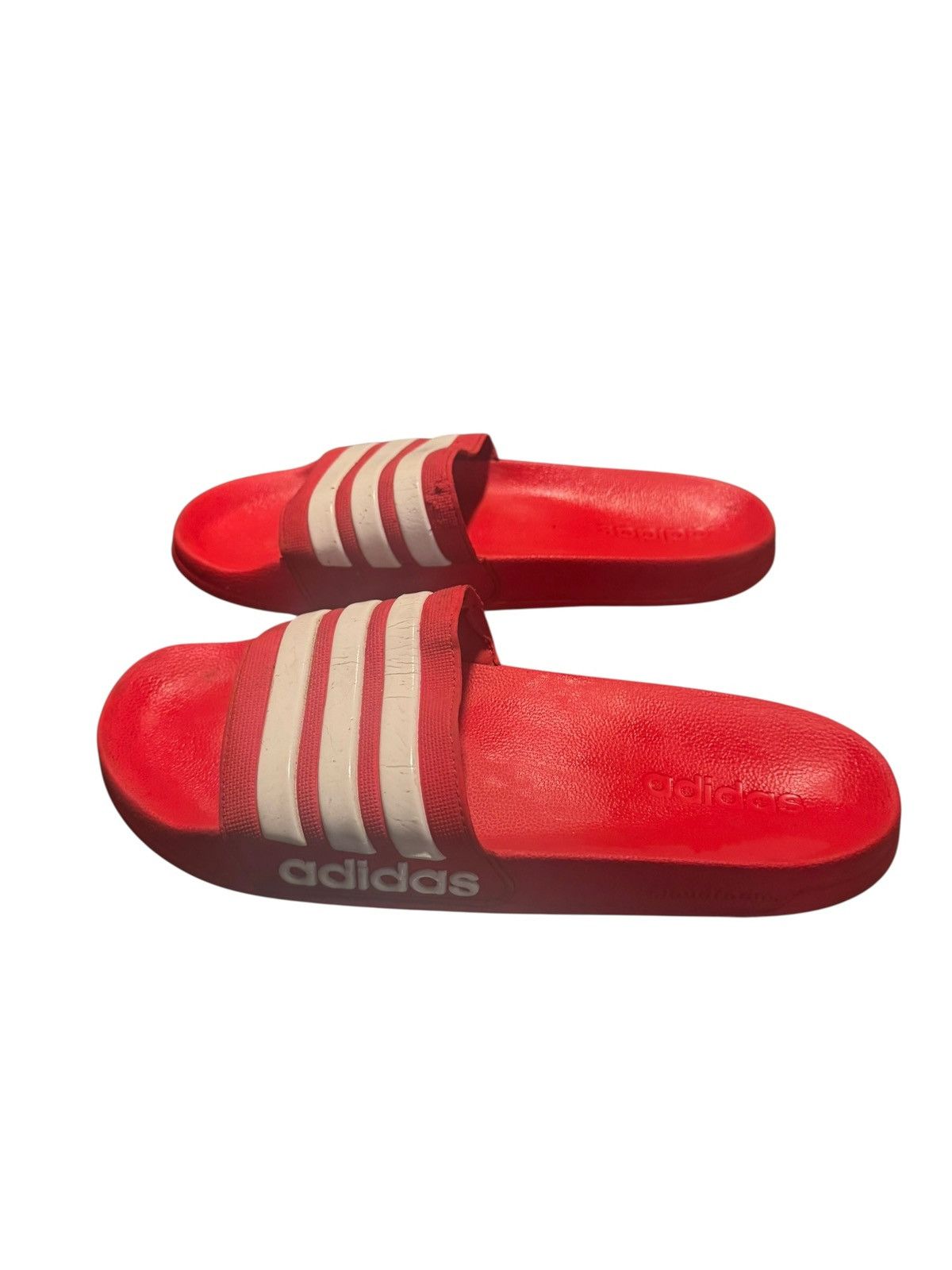 Adidas Adidas Red Slides – Size 12 Size US 12 / EU 45 - 2 Thumbnail