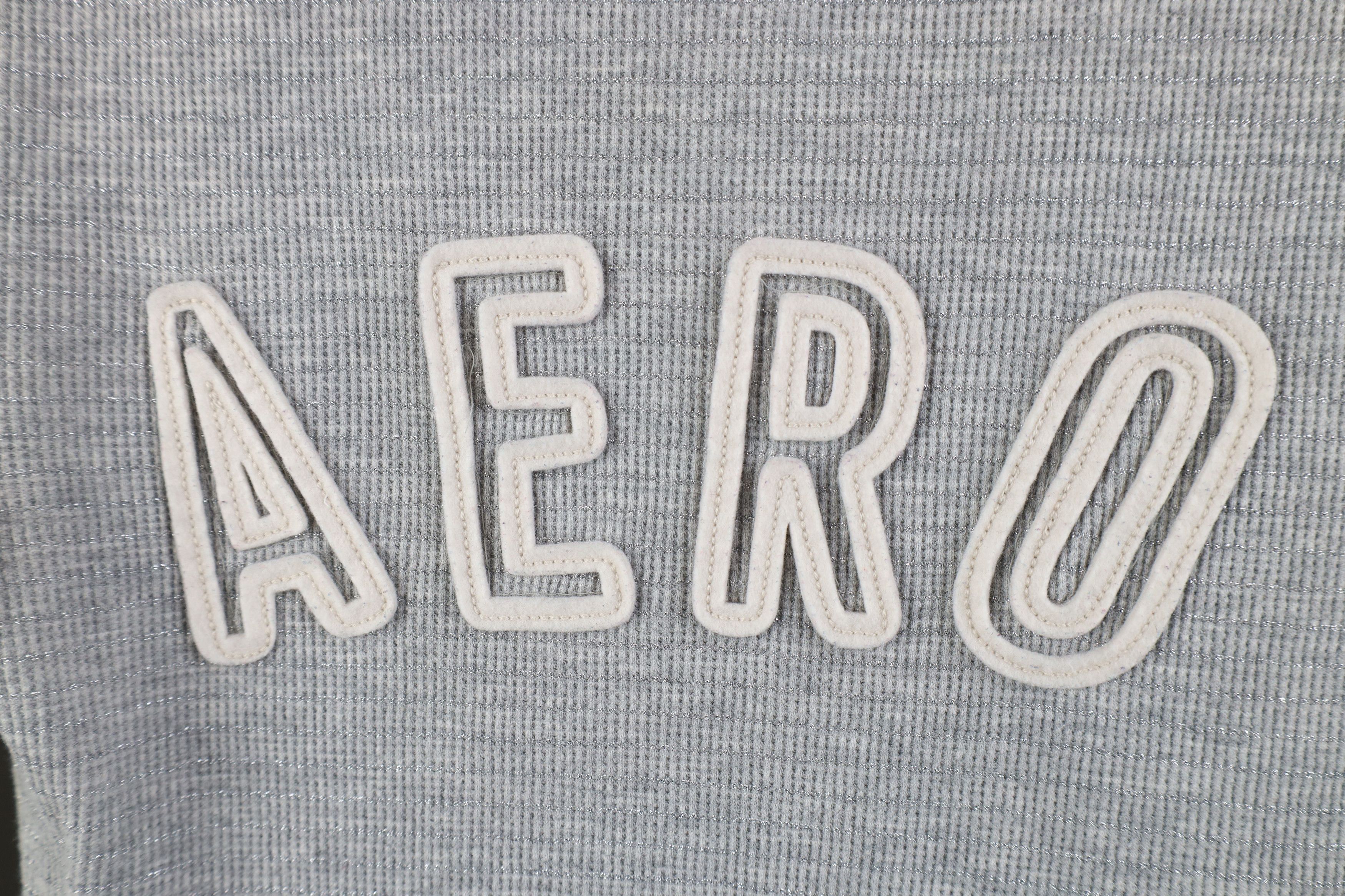 Aeropostale Vintage Y2K Aeropostale Knit 3/4 Sleeve T-Shirt Metallic Size L / US 10 / IT 46 - 4 Thumbnail